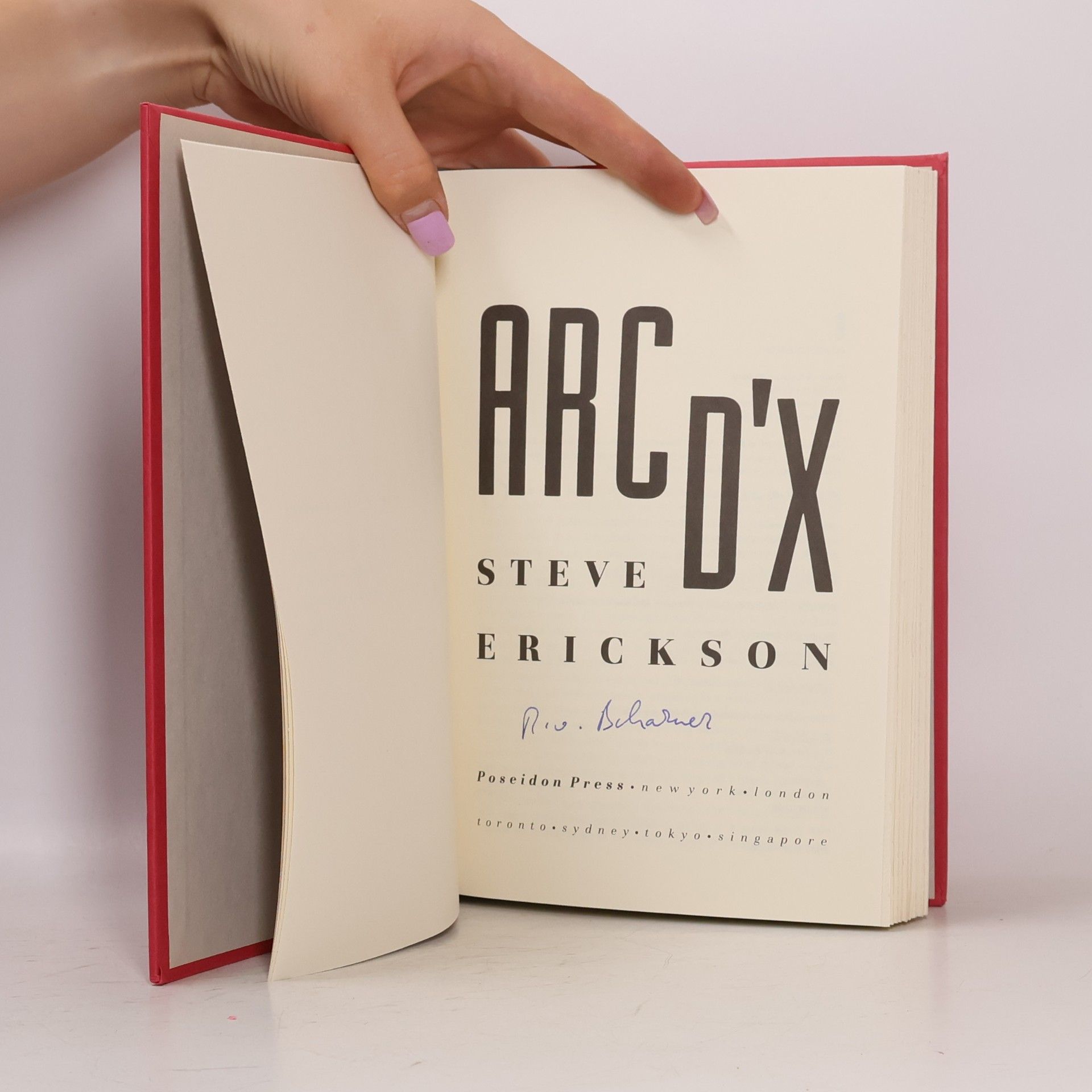 Steve Erickson Arc d'X