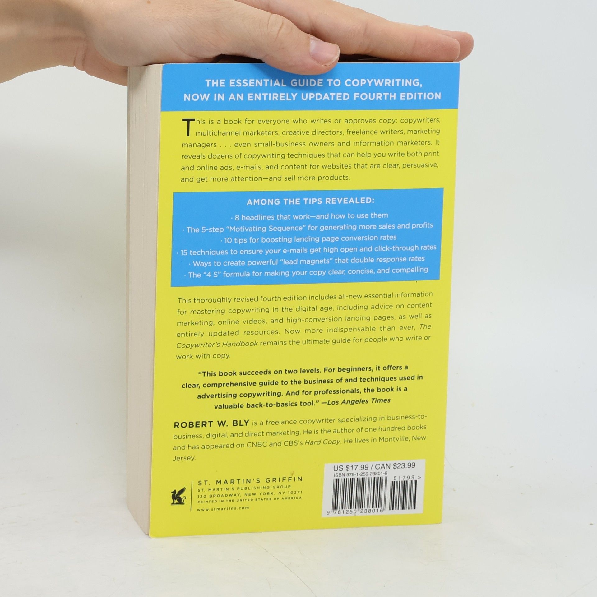 Robert W Bly The copywriter's handbook