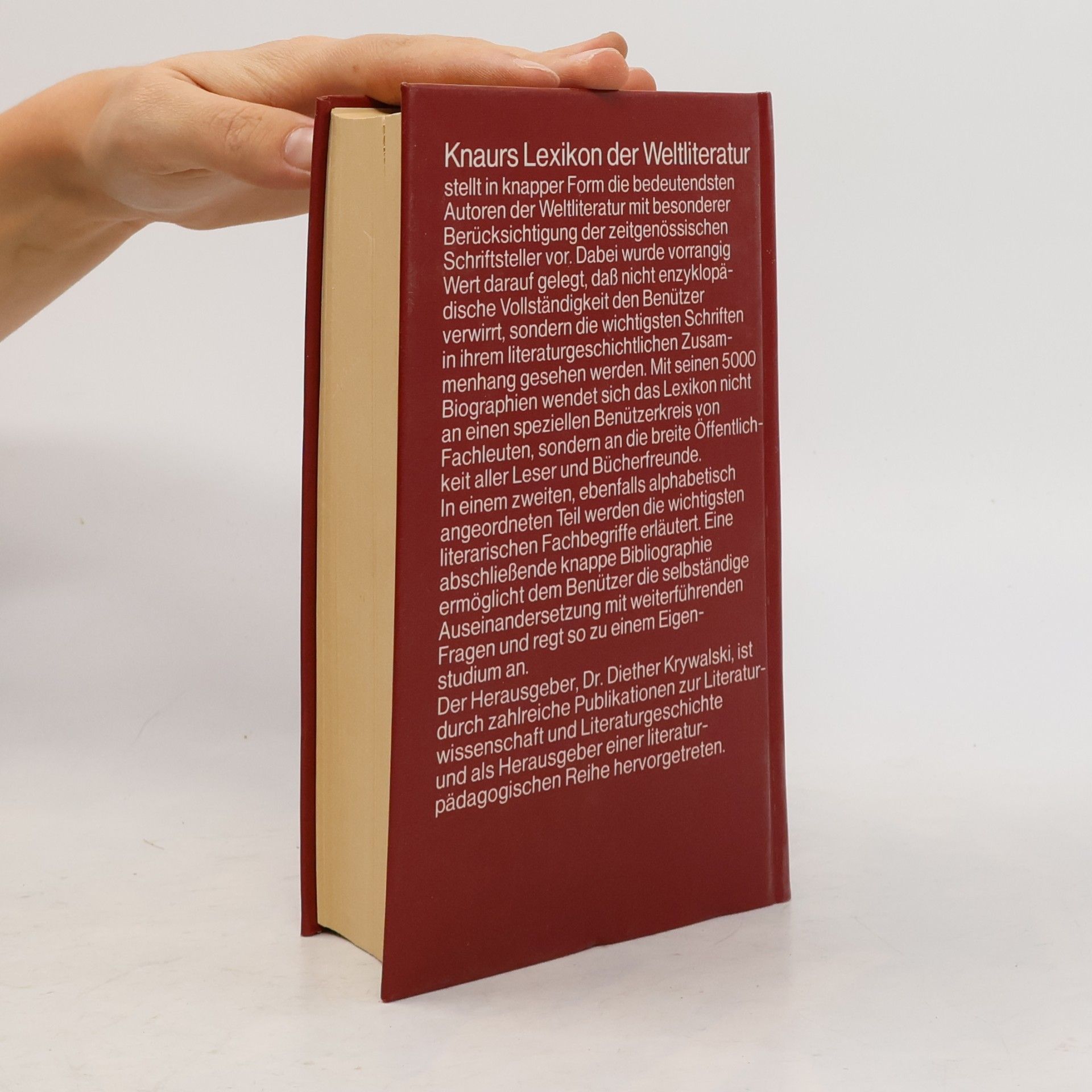 Diether Krywalski Knaurs Lexikon der Weltliteratur