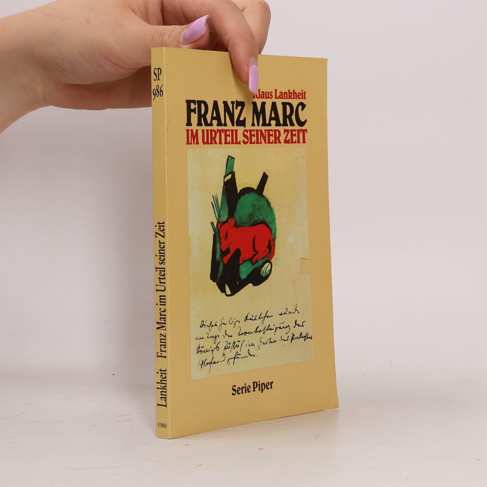 Klaus Lankheit Franz Marc im Urteil seiner Zeit