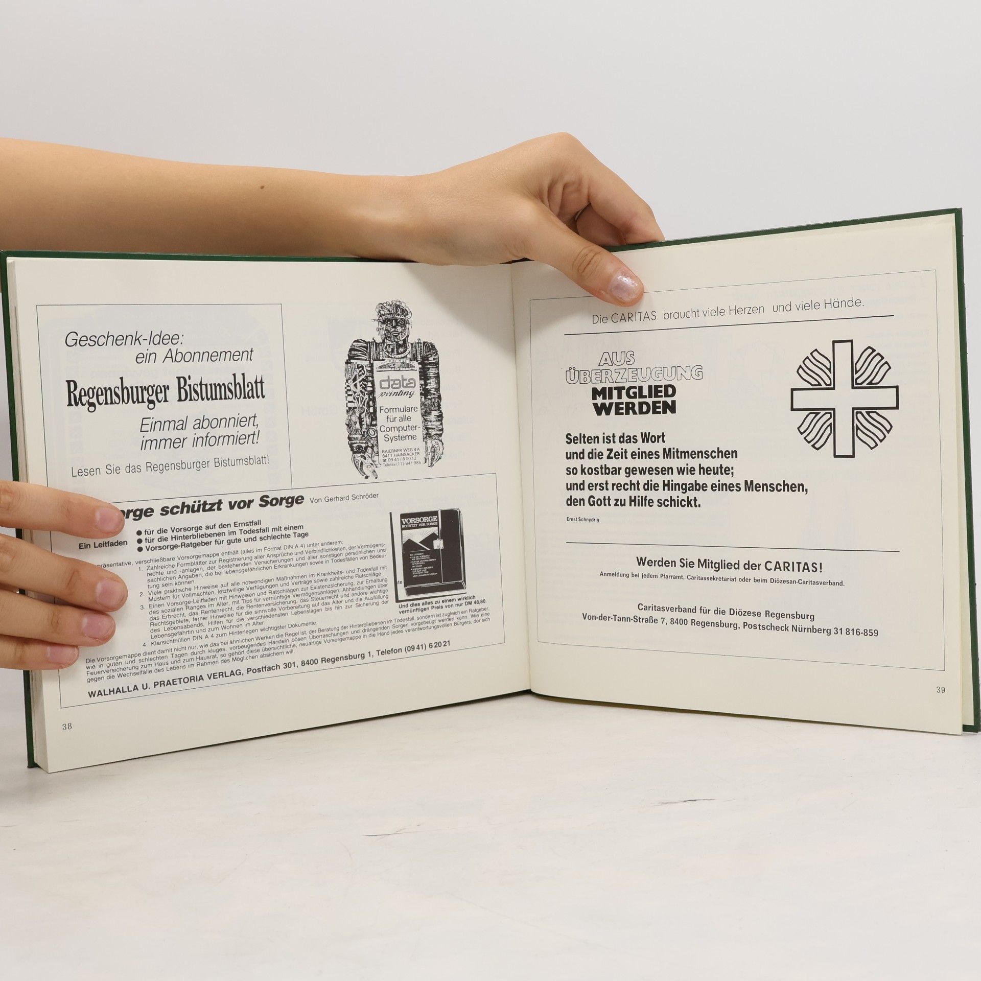 Various authors Regensburger Almanach 1985