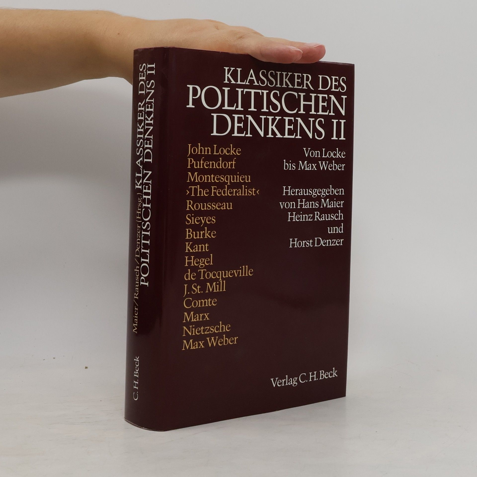 Heinz Volker Rausch Klassiker des politischen Denkens