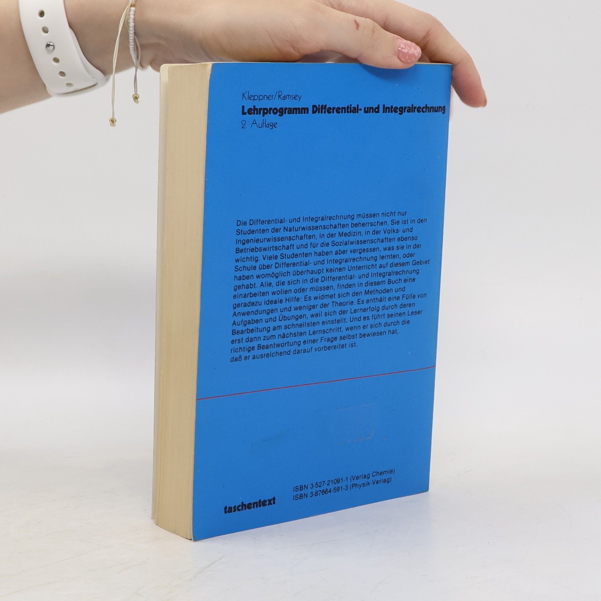 Daniel Kleppner Taschentext: Lehrprogramm Differential- und Integralrechnung