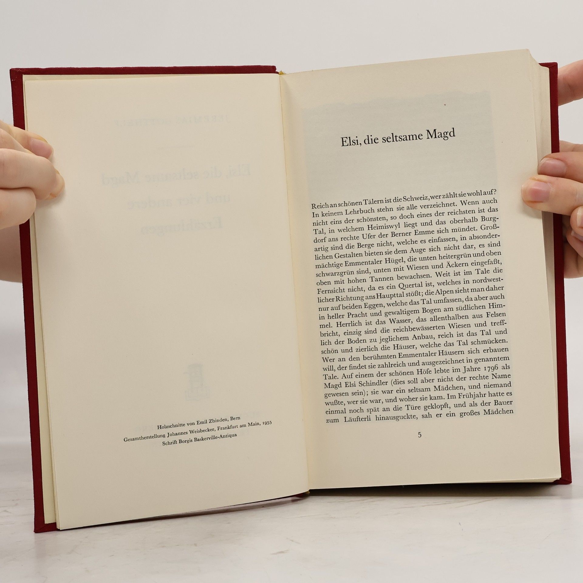 Jeremias Gotthelf Elsi, die Seltsame Magd