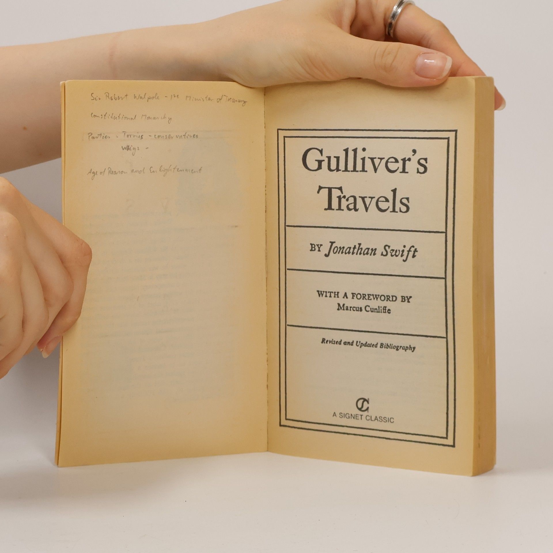 Marcus Cunliffe Signet Classic: Gulliver's Travels