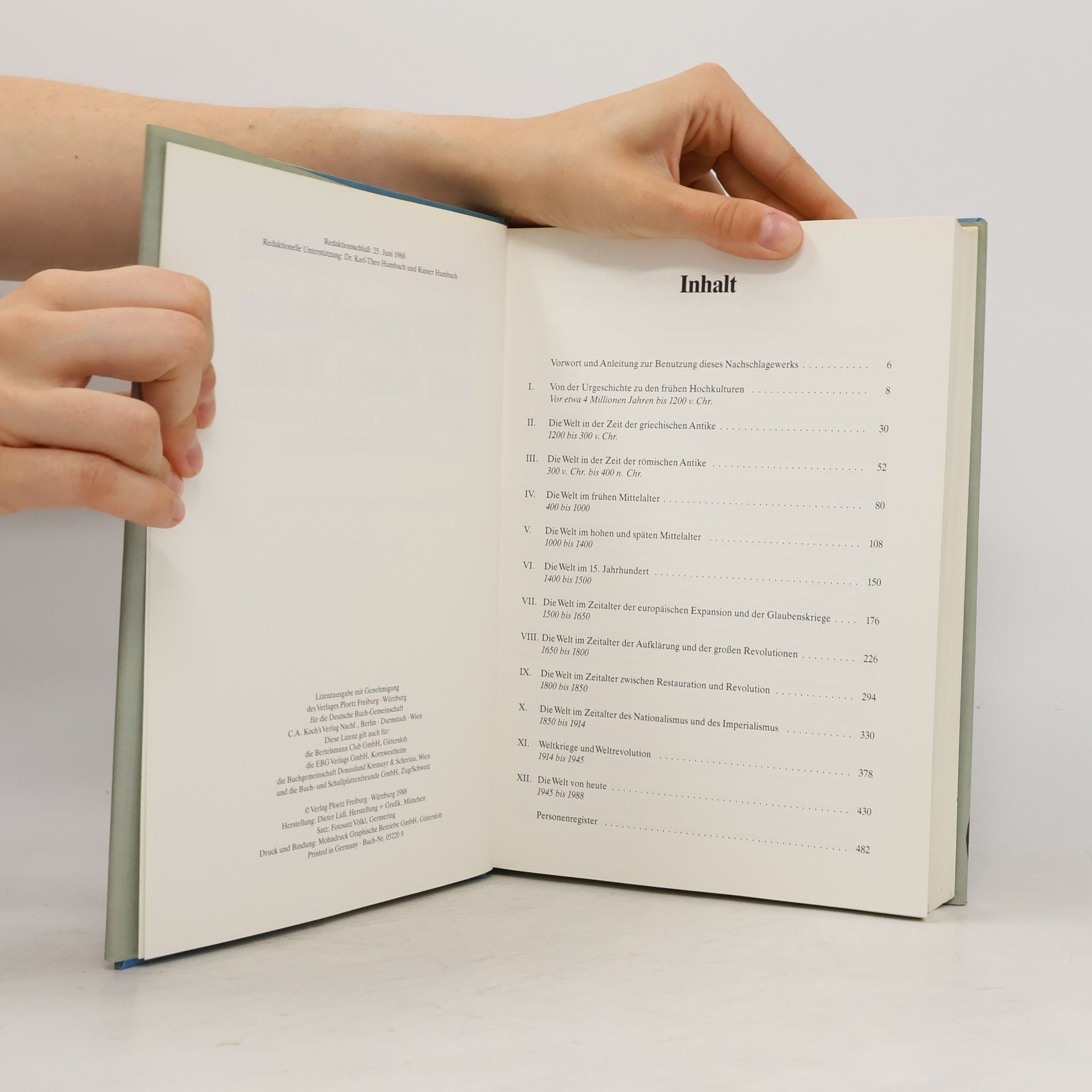 Hans Dollinger Weltgeschichte auf einen Blick