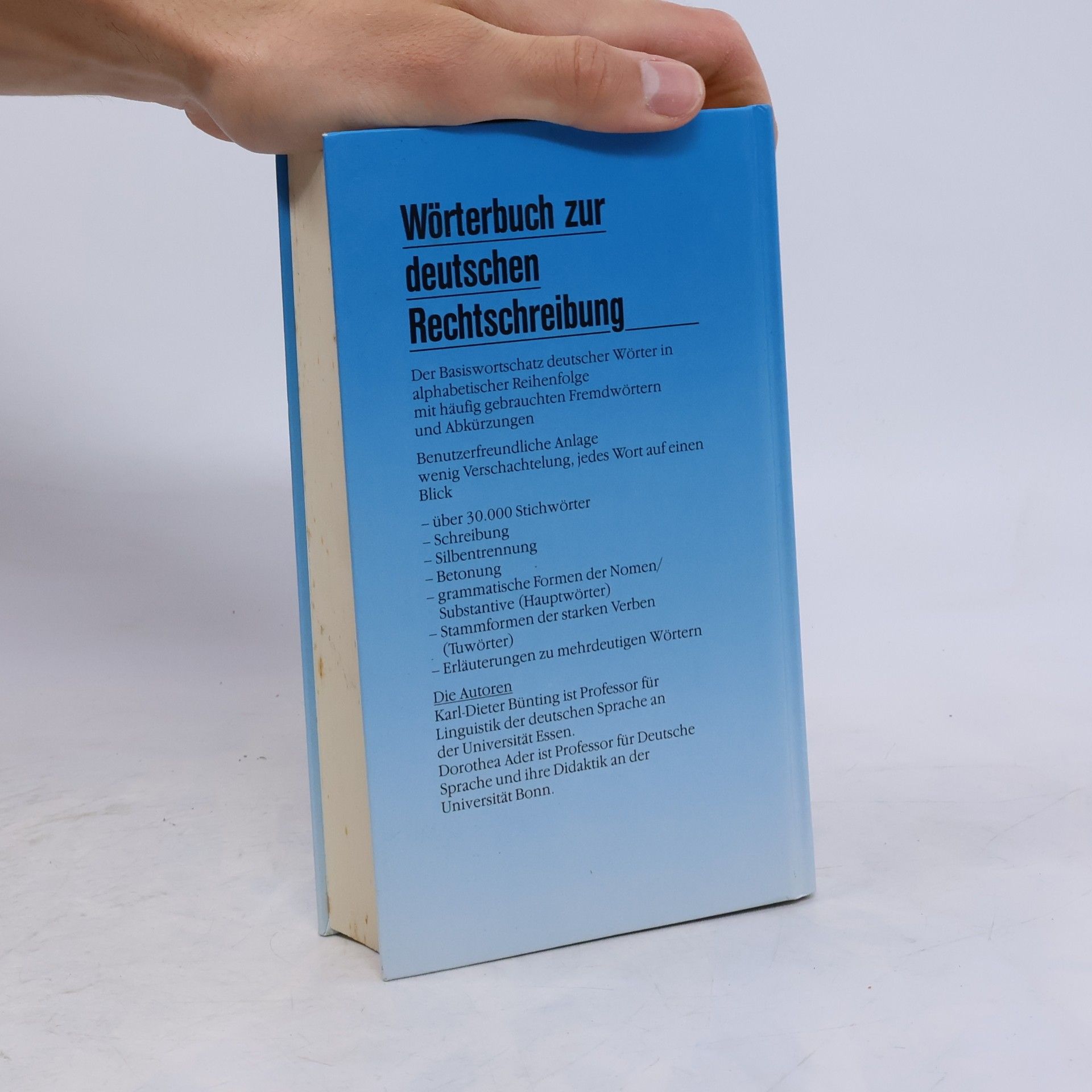 Karl-Dieter Bünting Wörterbuch zur deutschen Rechtschreibung