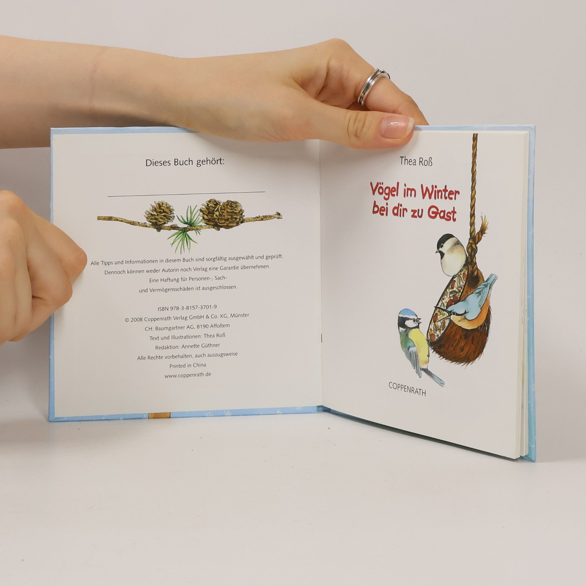 Thea Roß Kreativ- und Sachbücher: Vögel im Winter bei dir zu Gast