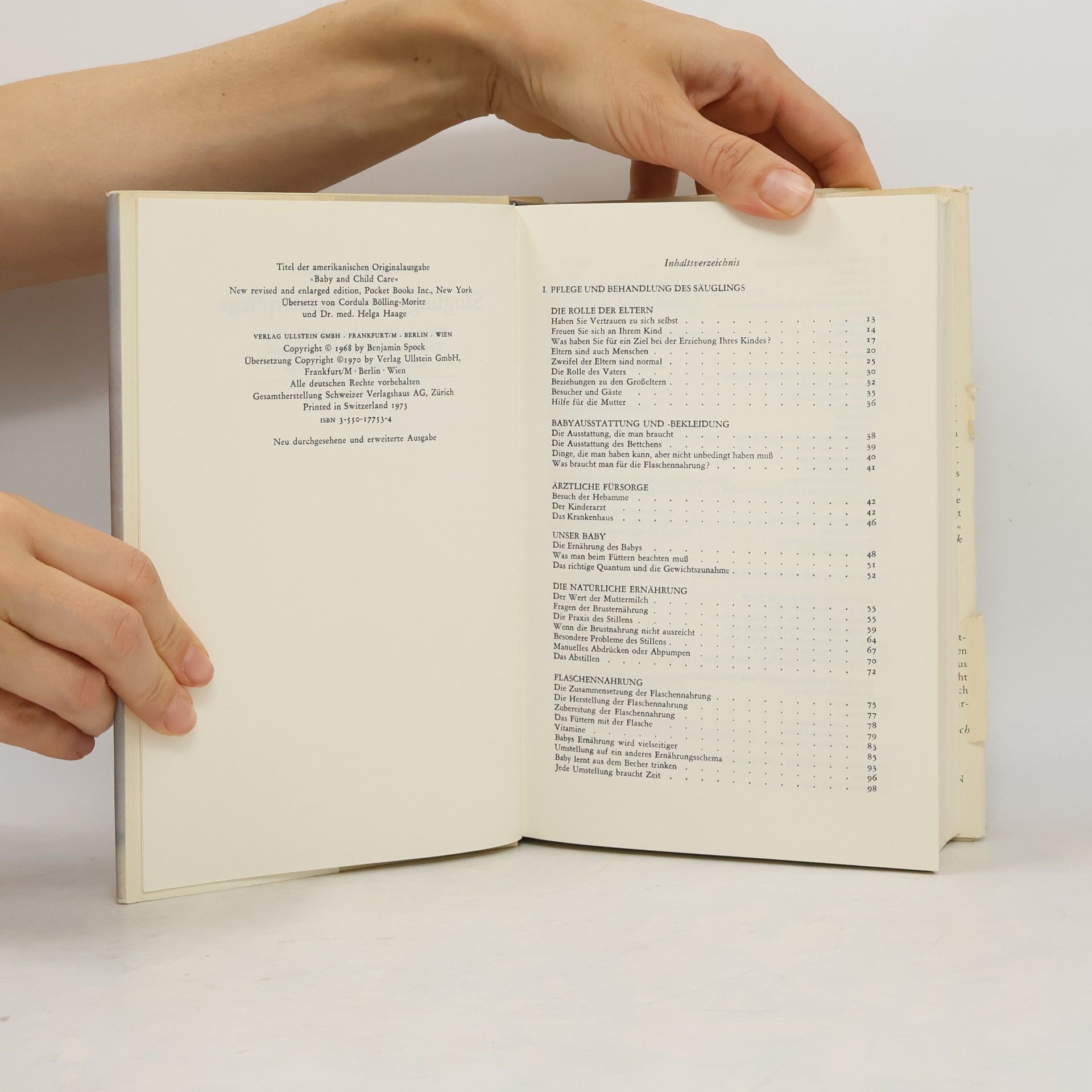 Benjamin Spock Säuglings- und Kinderpflege - Erweiterte Neuausgabe