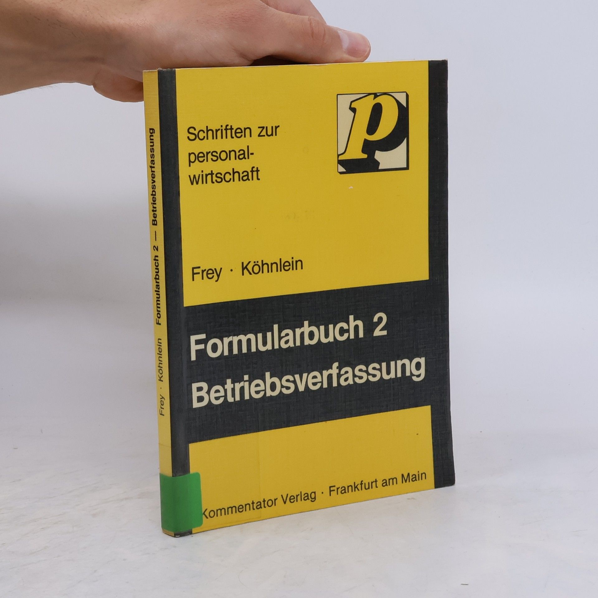 Formularbuch 2 Betriebsverfassung