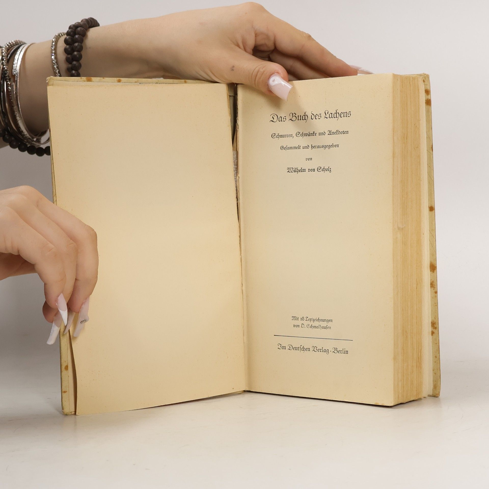 Wilhelm von Scholz Das Buch des Lachens