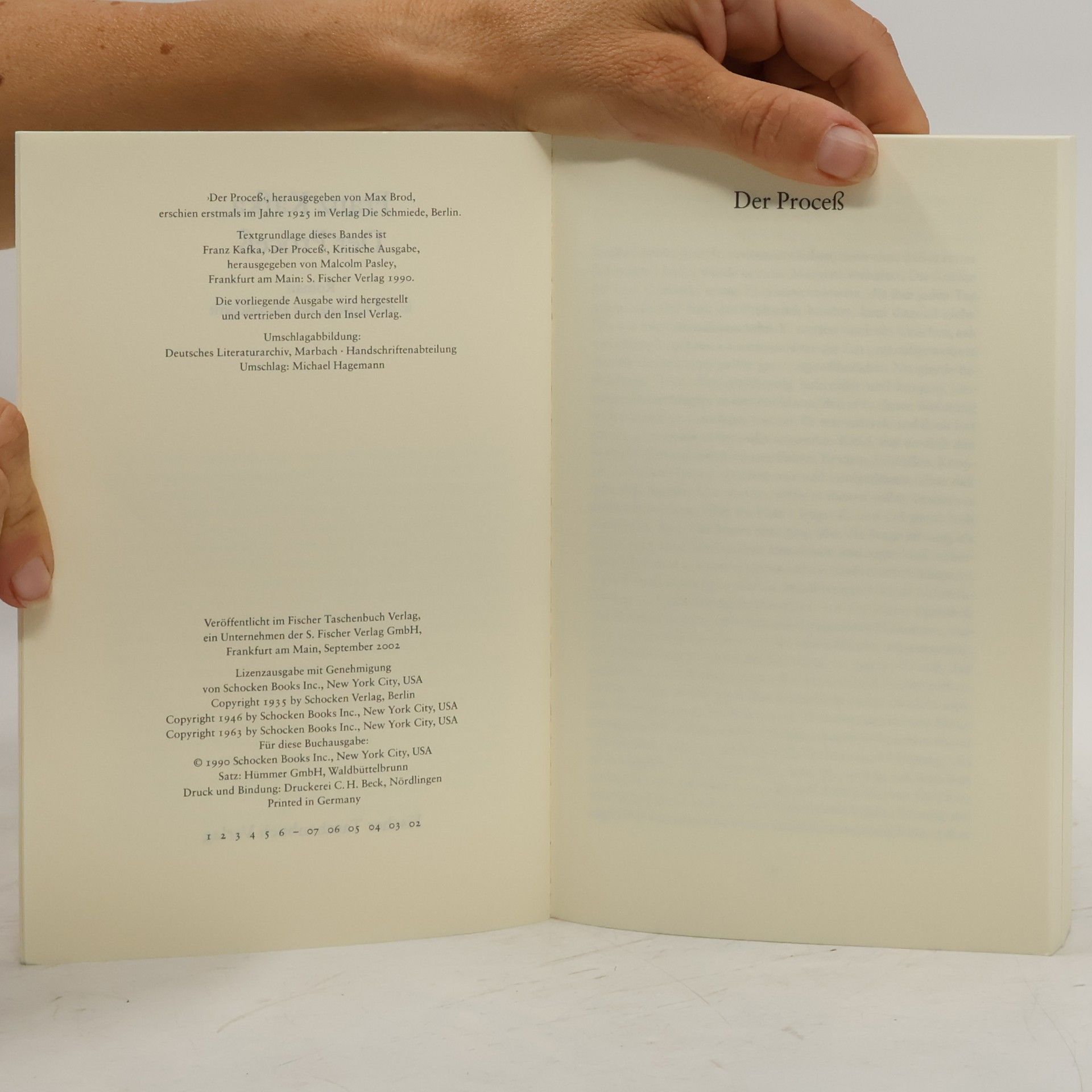 Franz Kafka Der Prozeß