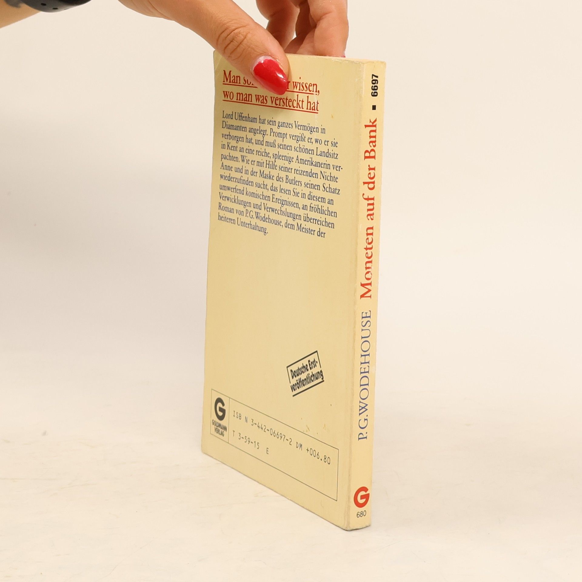 Pelham Wodehouse Moneten auf der Bank