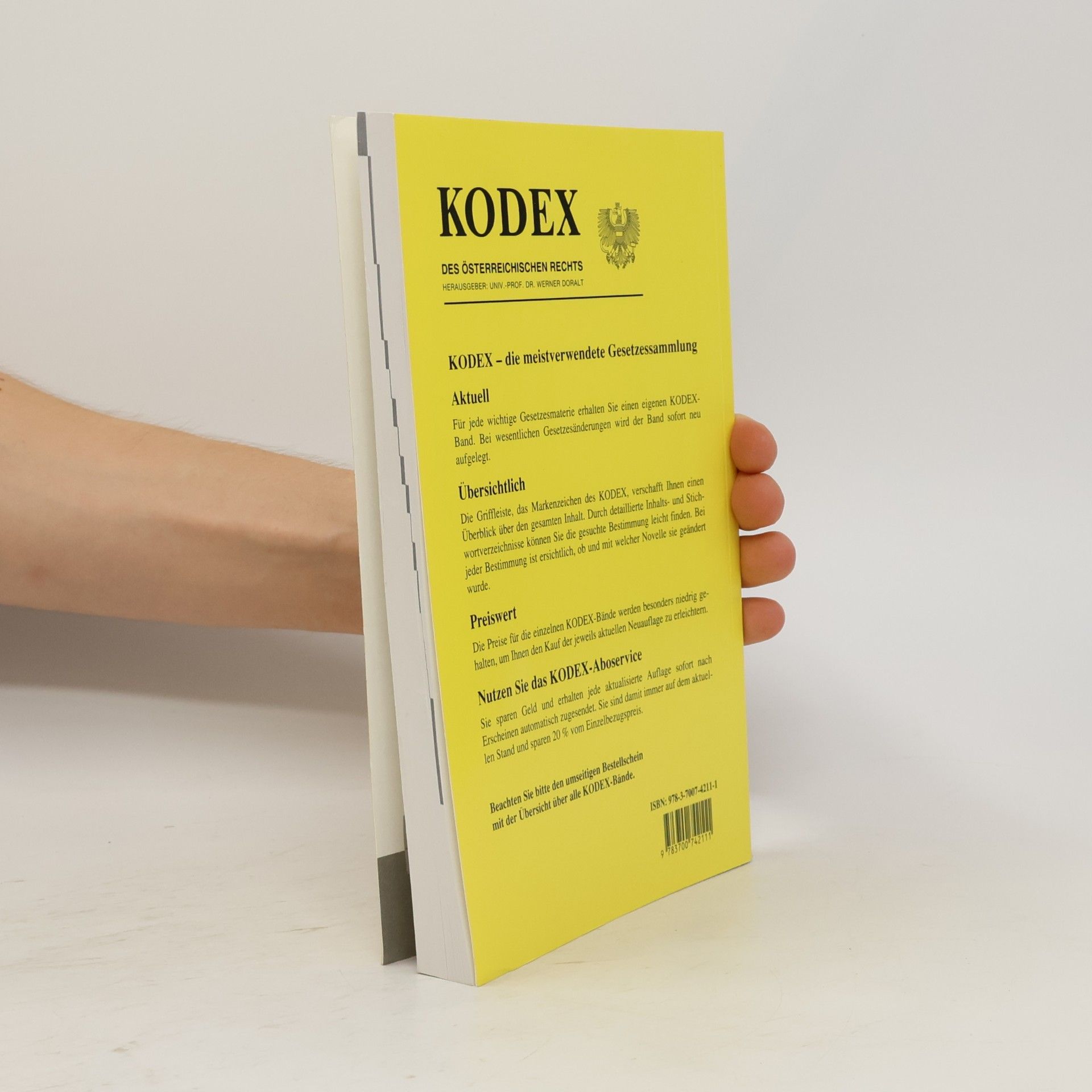Werner Doralt Kodex - 2009: Wehrrecht