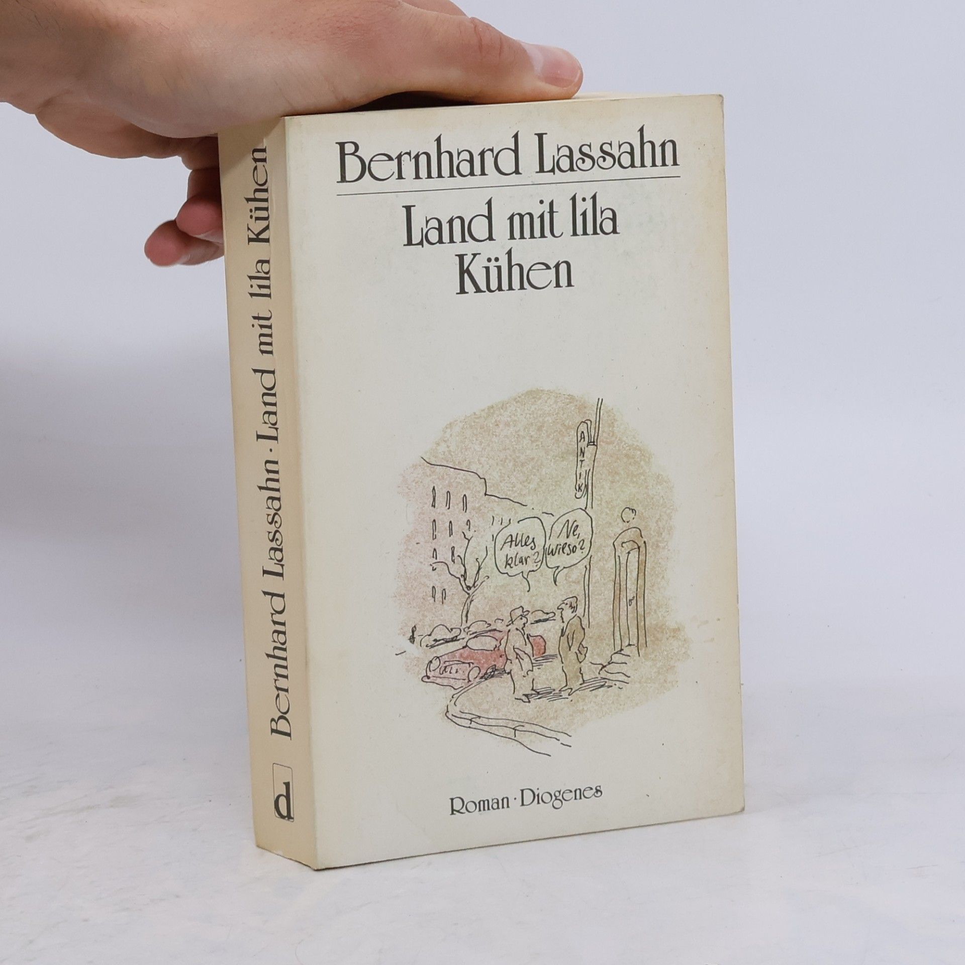 Bernhard Lassahn Land mit lila Kühen