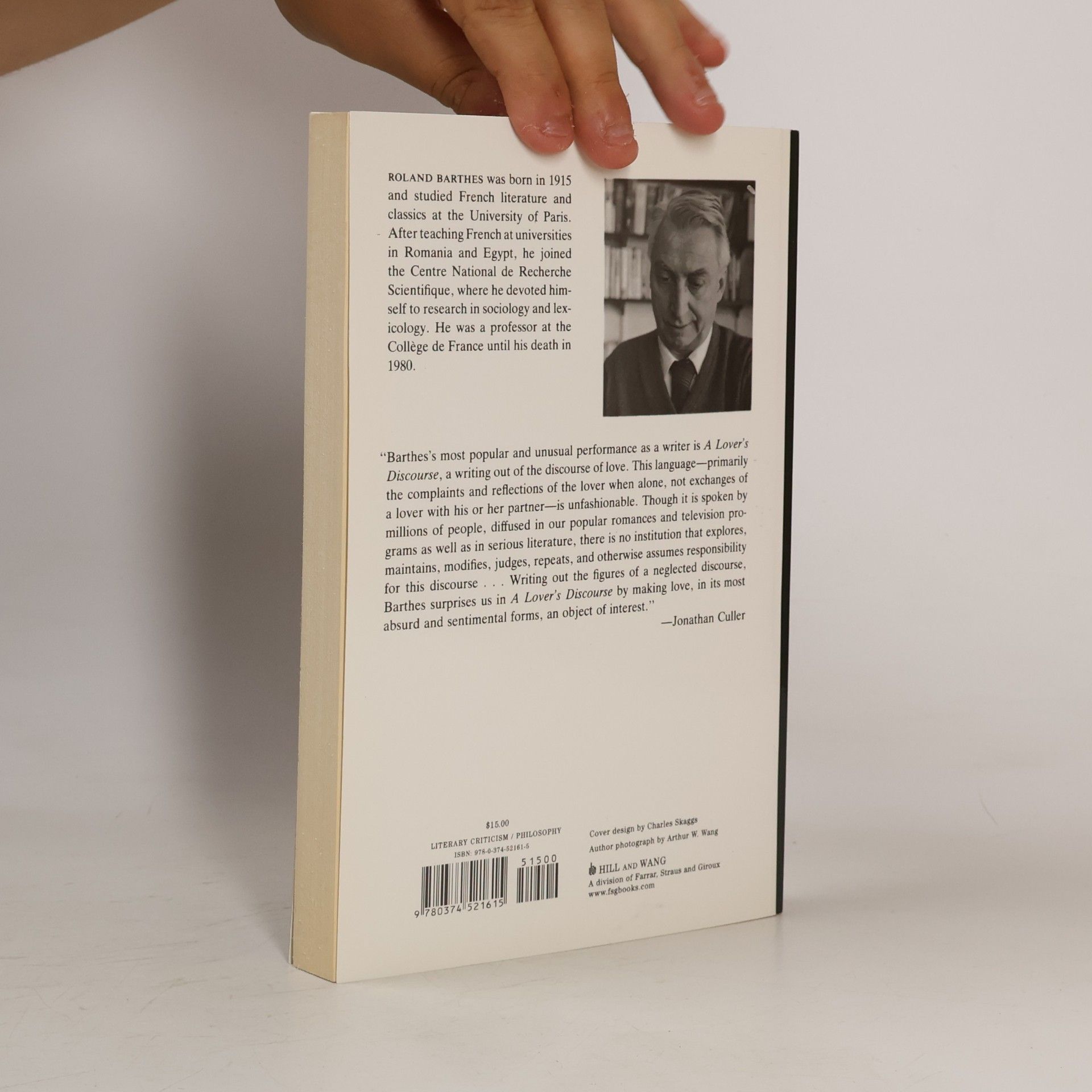 Roland Barthes A Lover's Discourse