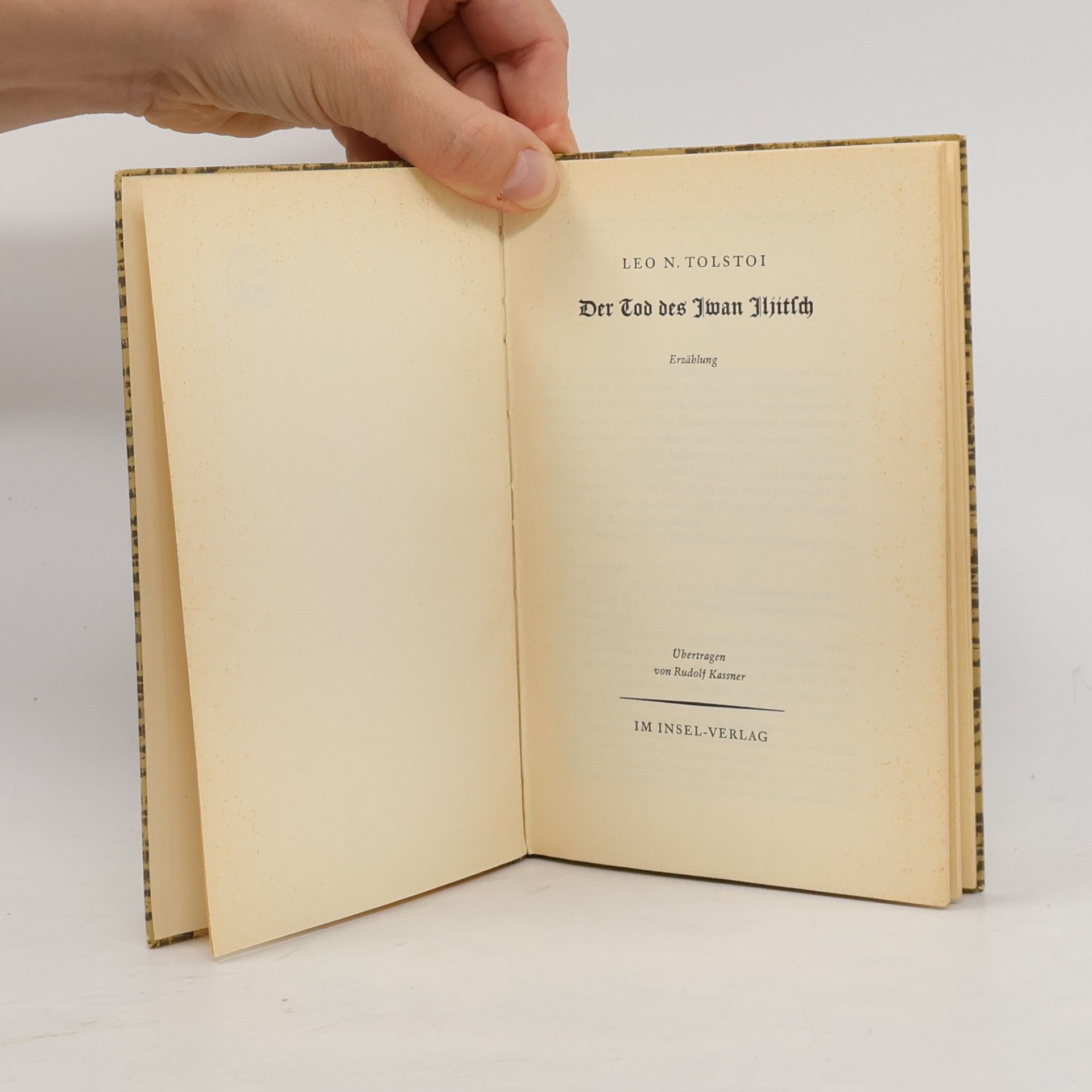 Lew Nikolajewitsch Tolstoi Der Tod des Iwan Iljitsch