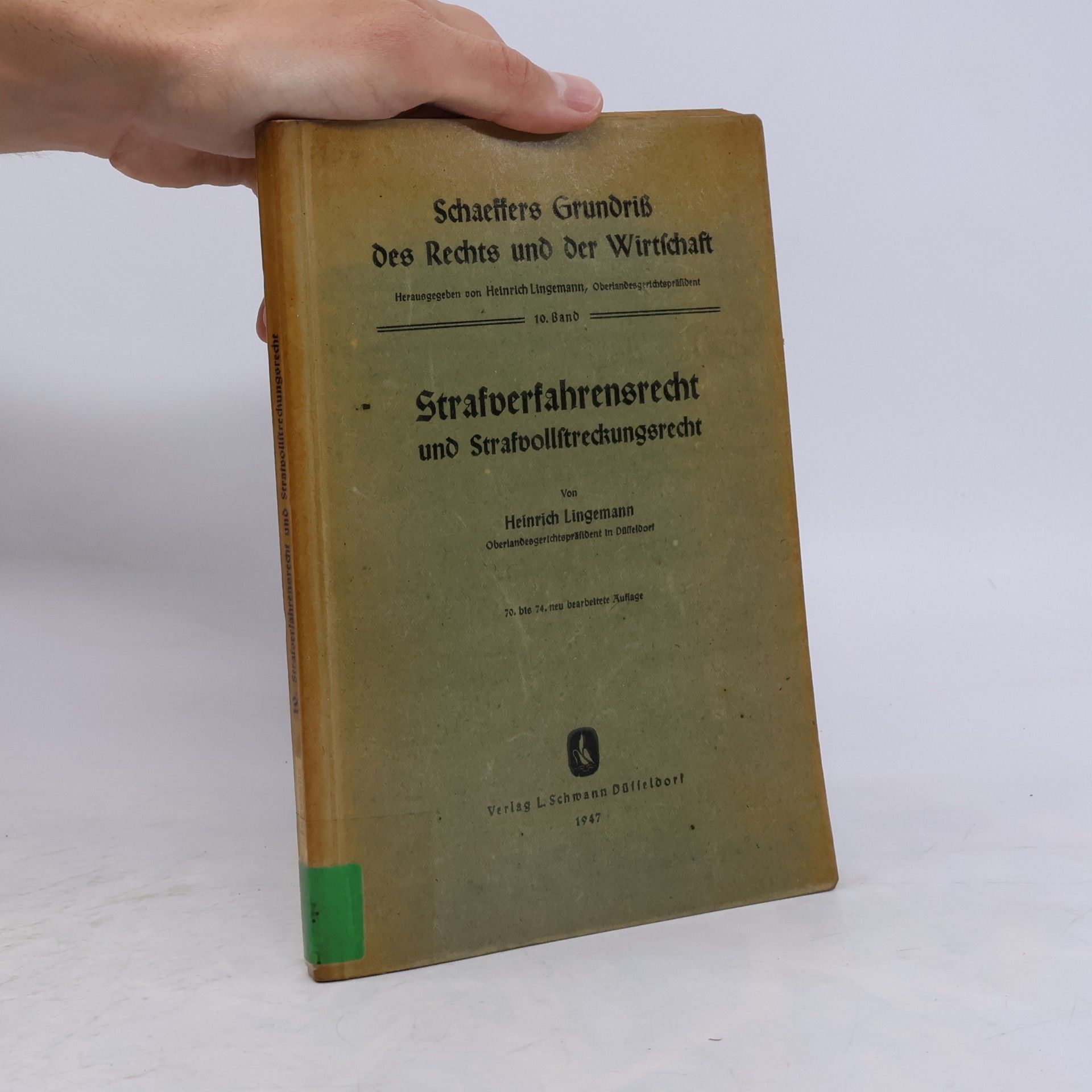Strafverfahrensrecht und Strafvollstreckungsrecht