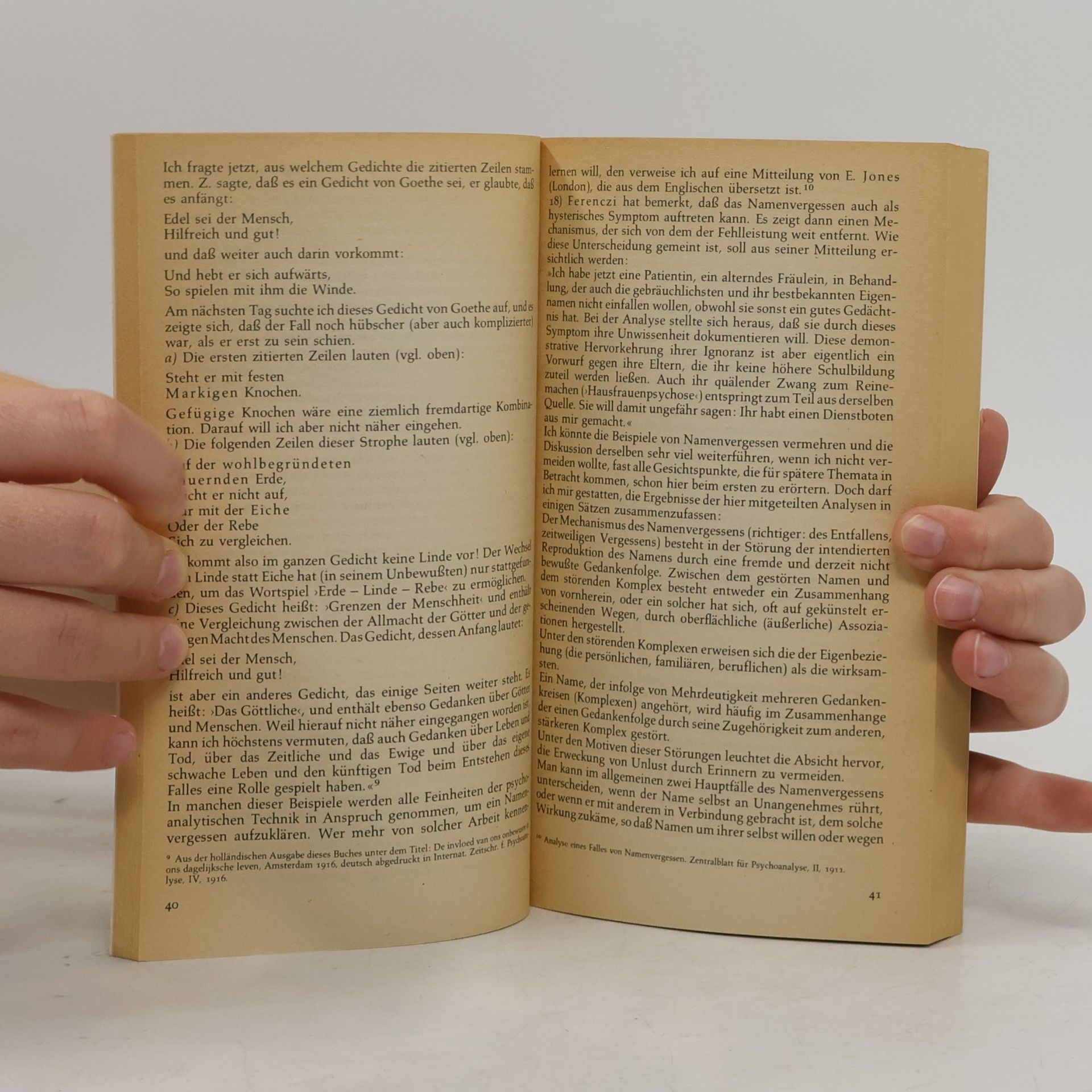 Sigmund Freud Zur Psychopathologie des Alltagslebens