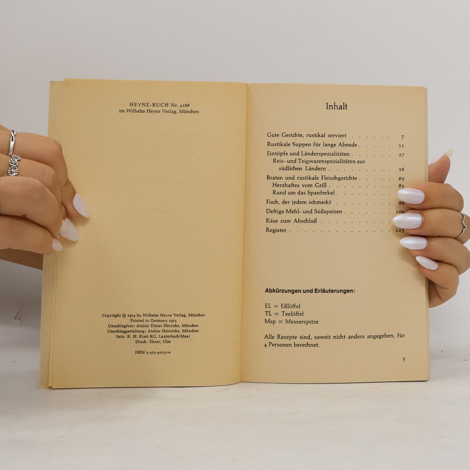 Hannes W. A. Schoeller Rustikale Gerichte