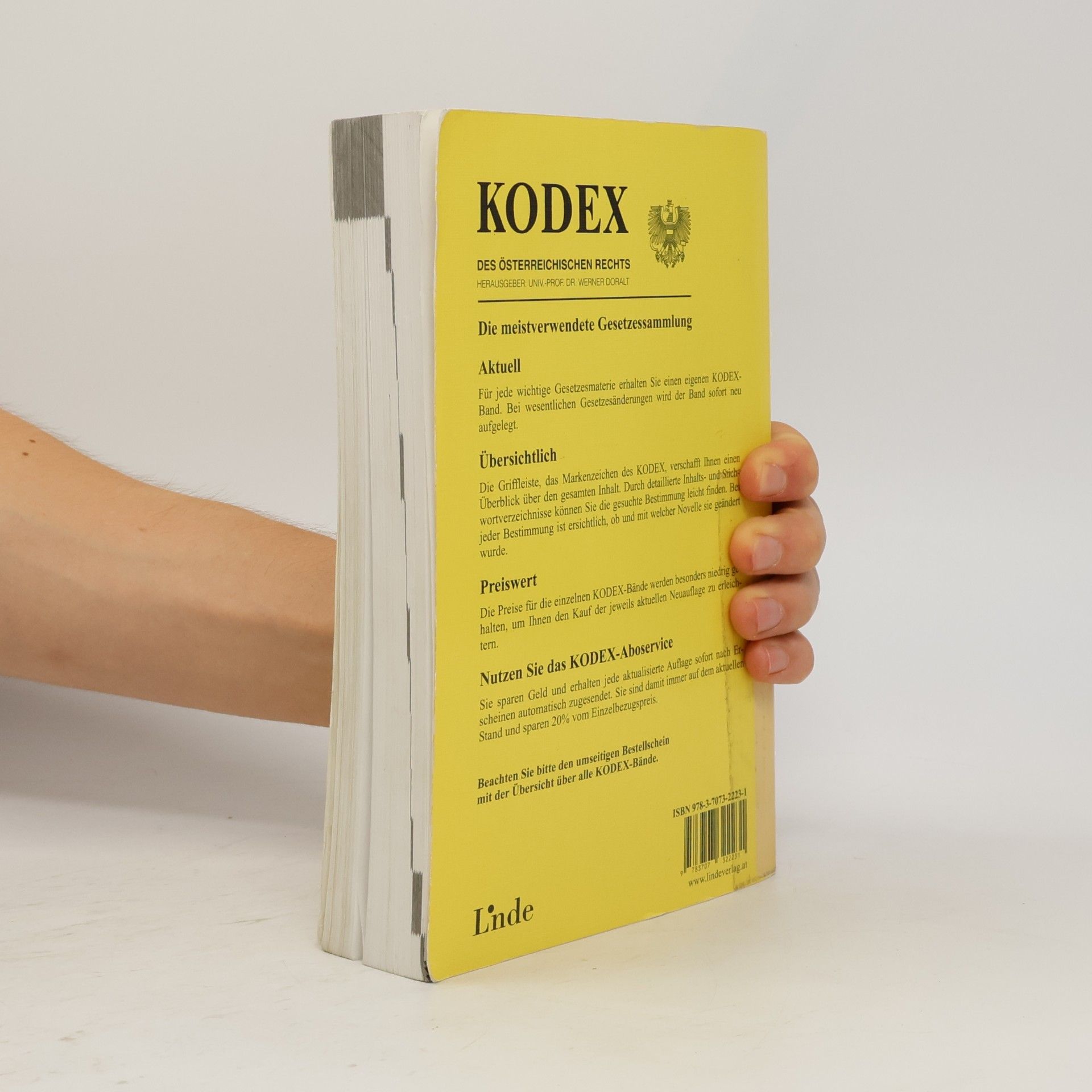 Werner Doralt Kodex des Österreichischen Rechts - 1: Sozialversicherung