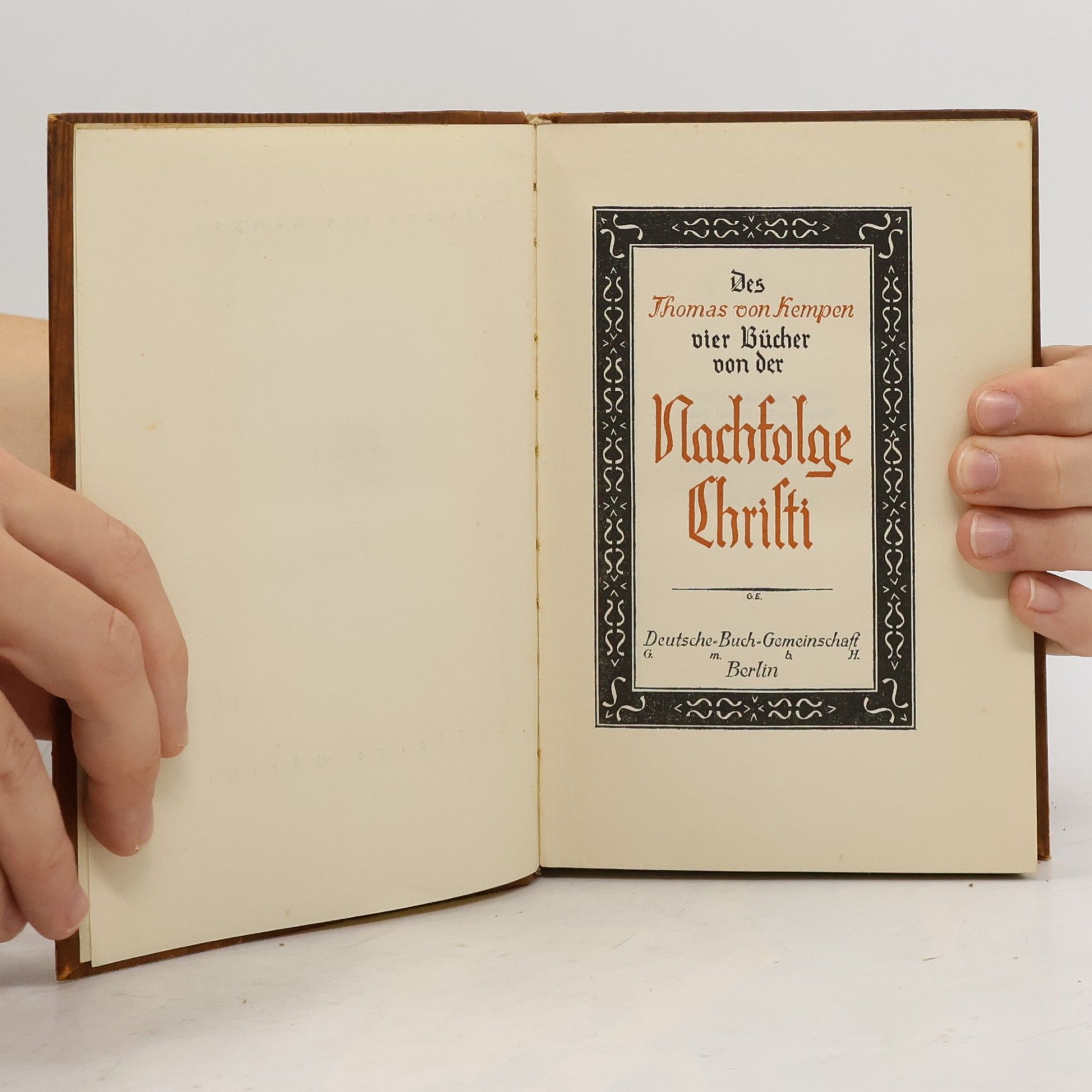 Thomas von Kempen Vier Bücher von der Nachfolge Christi