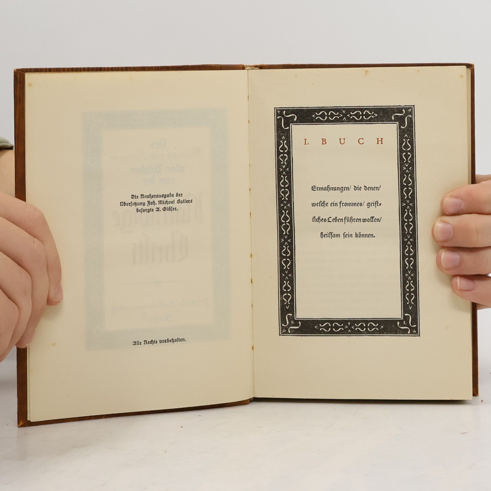 Thomas von Kempen Vier Bücher von der Nachfolge Christi
