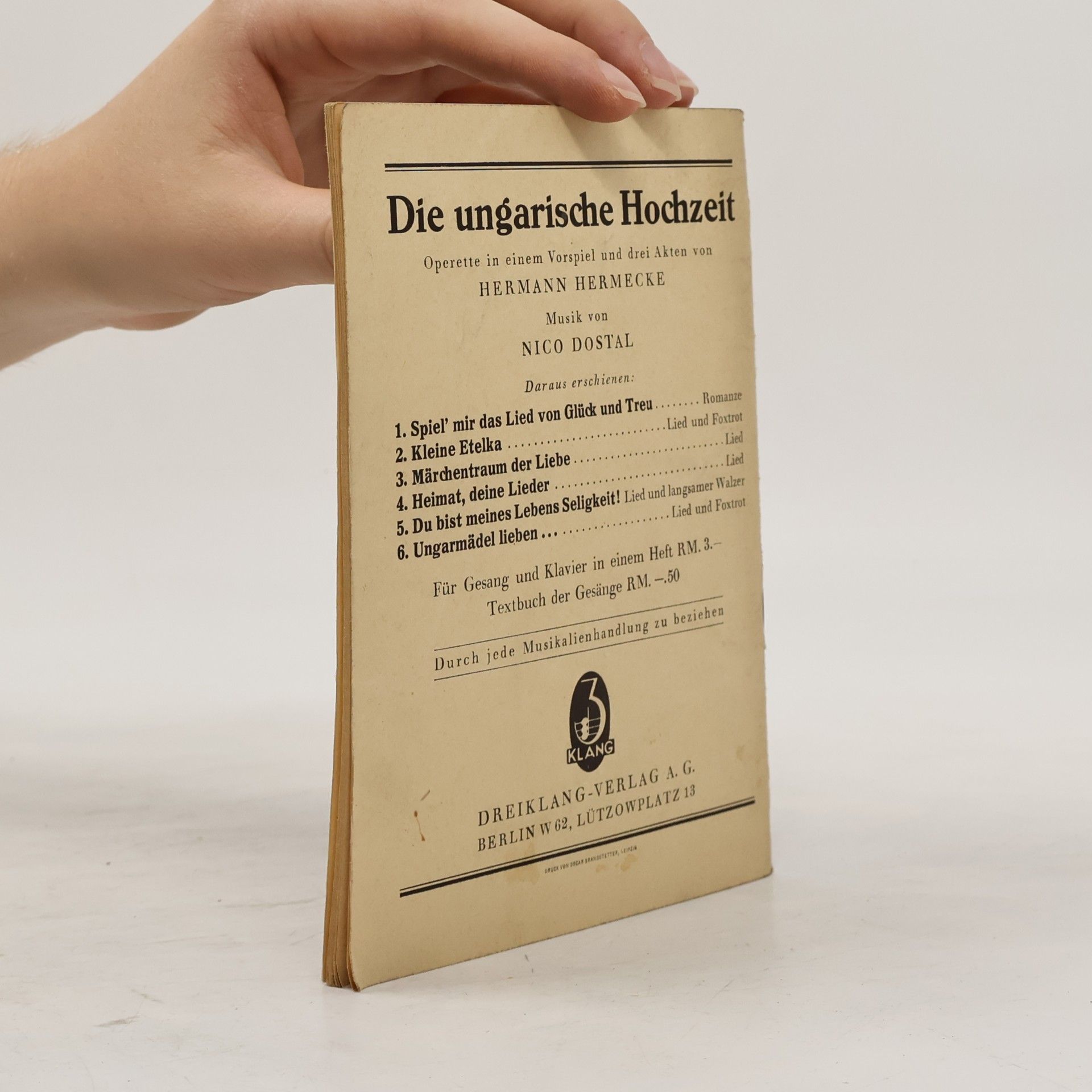 Hermann Hermecke Die ungarische Hochzeit