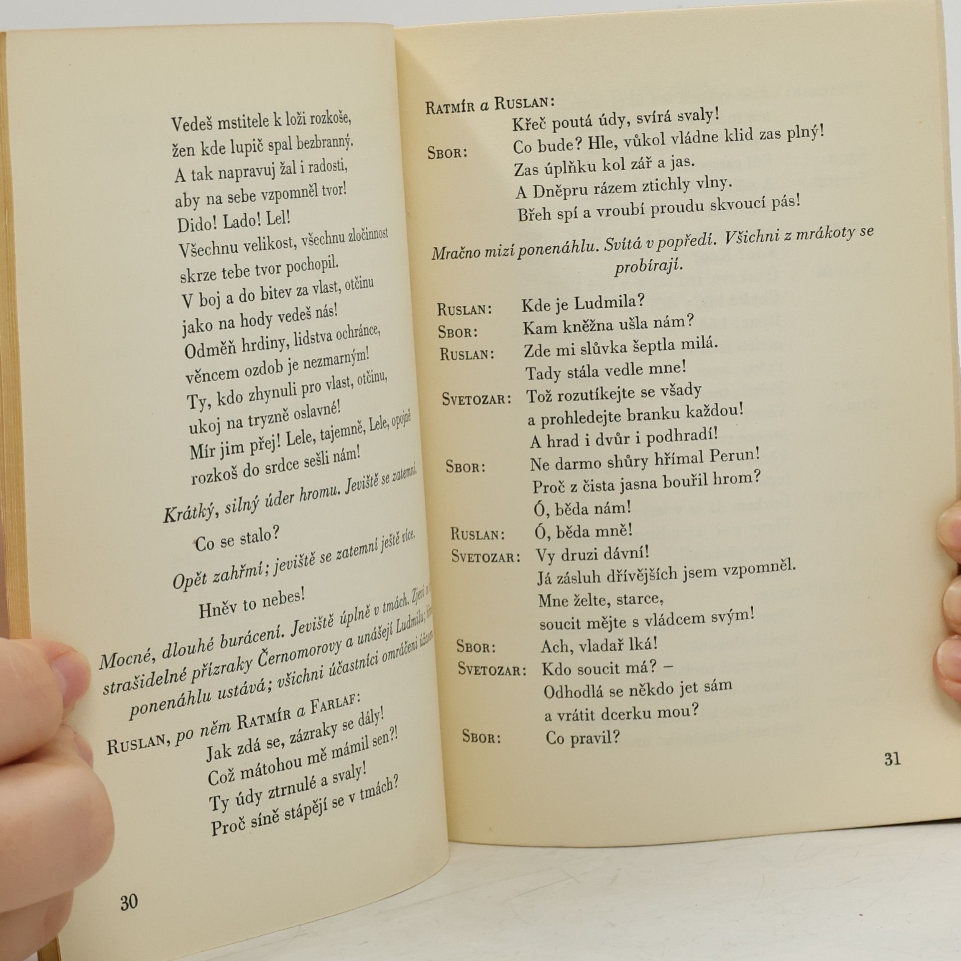 Michail Ivanovič Glinka Operní libreta II-11. Ruslan a Ludmila