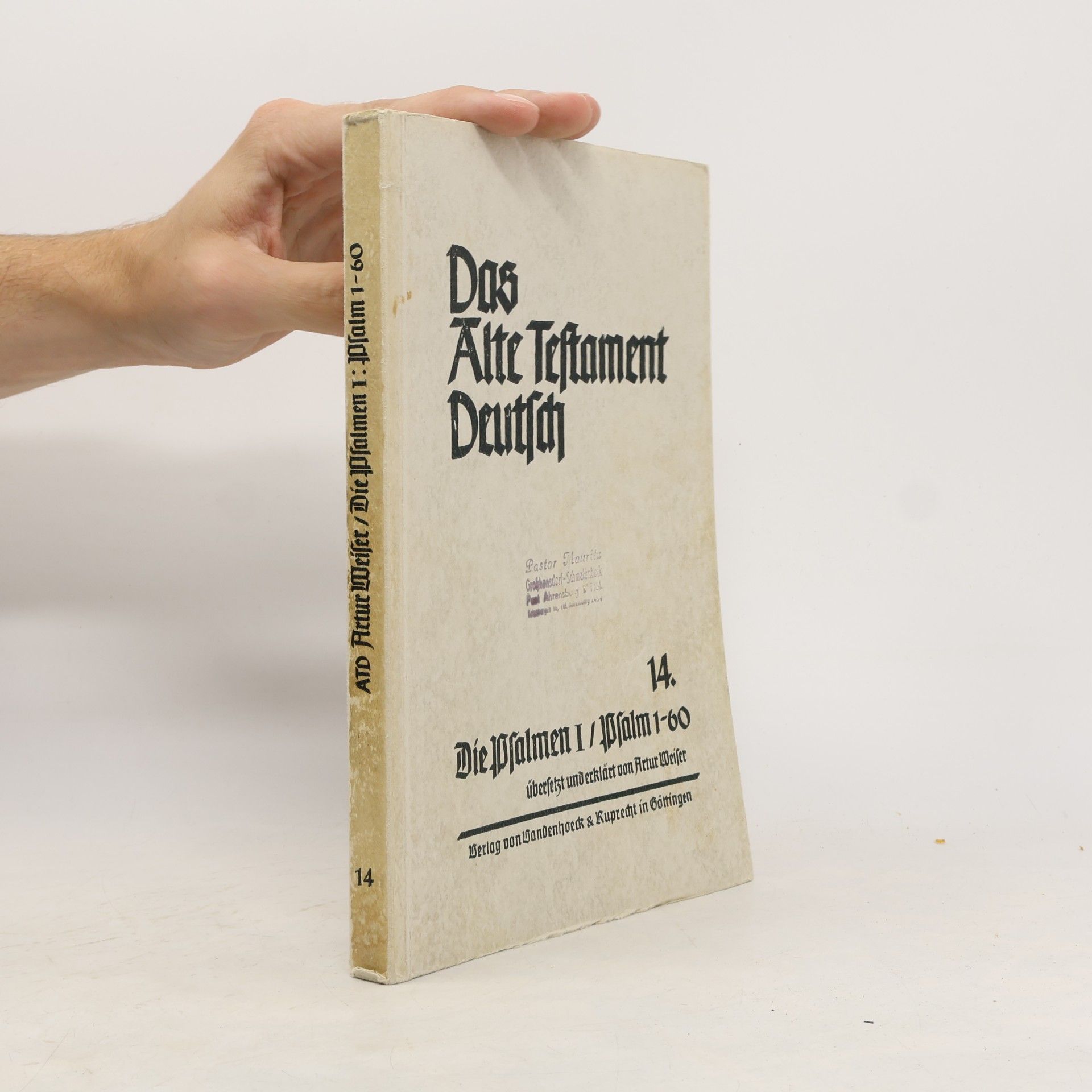 Kolektiv autorů Das Alte Testament Deutsch 14