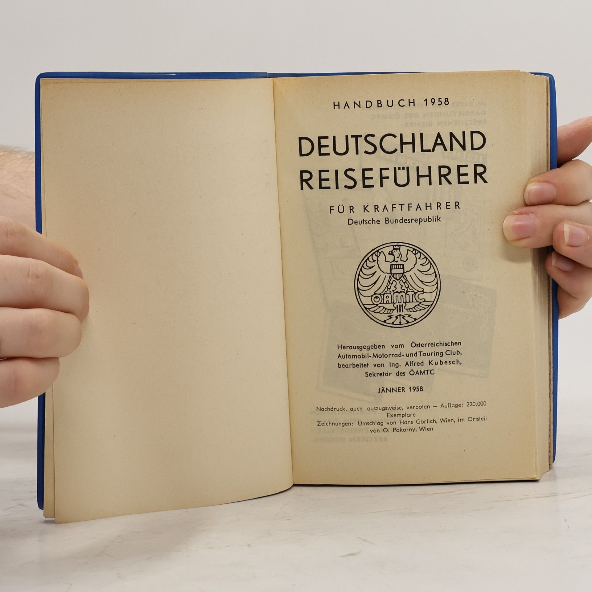 kolektiv Deutschland Reiseführer. Handbuch 1958