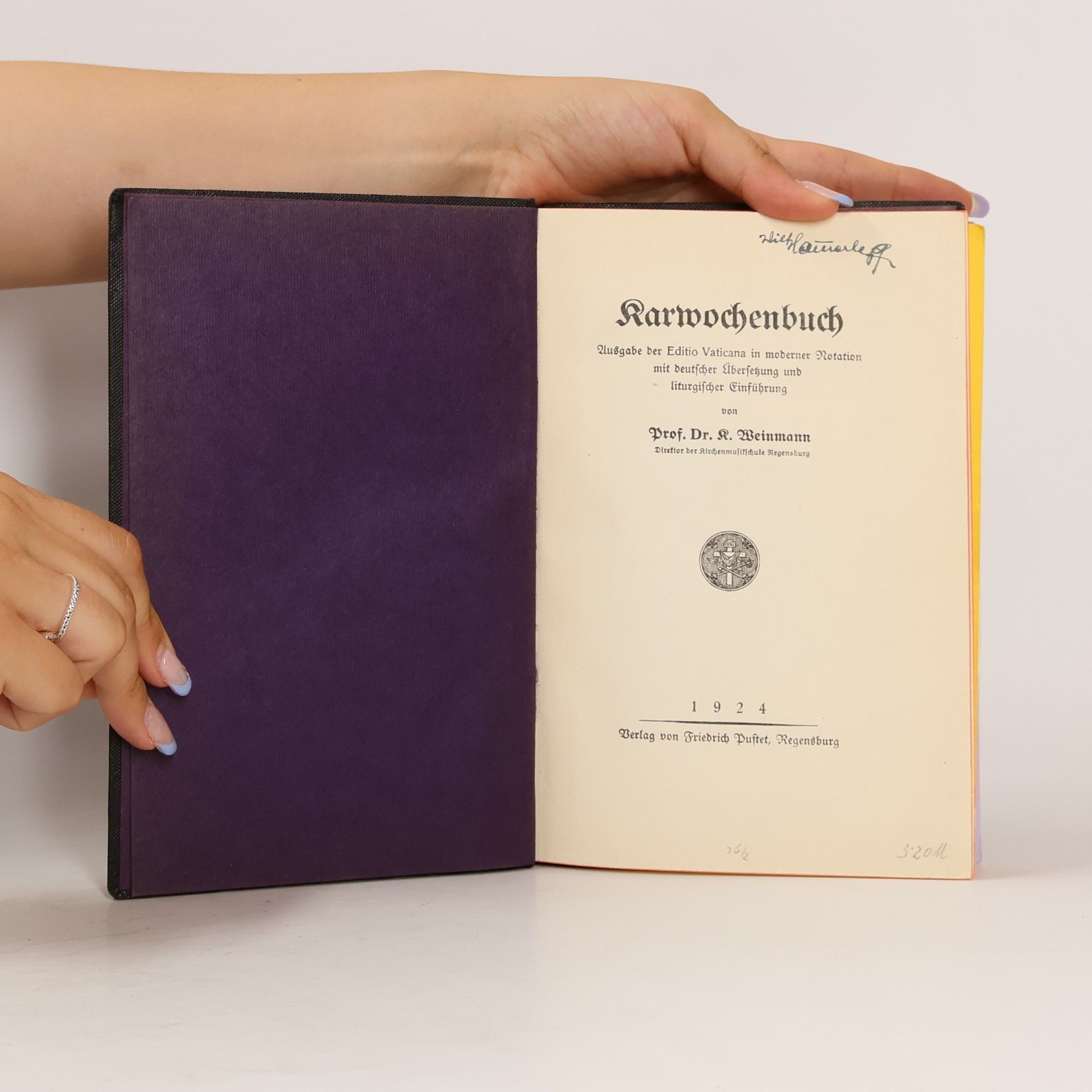 Dr. Karl Weinmann Karwochenbuch