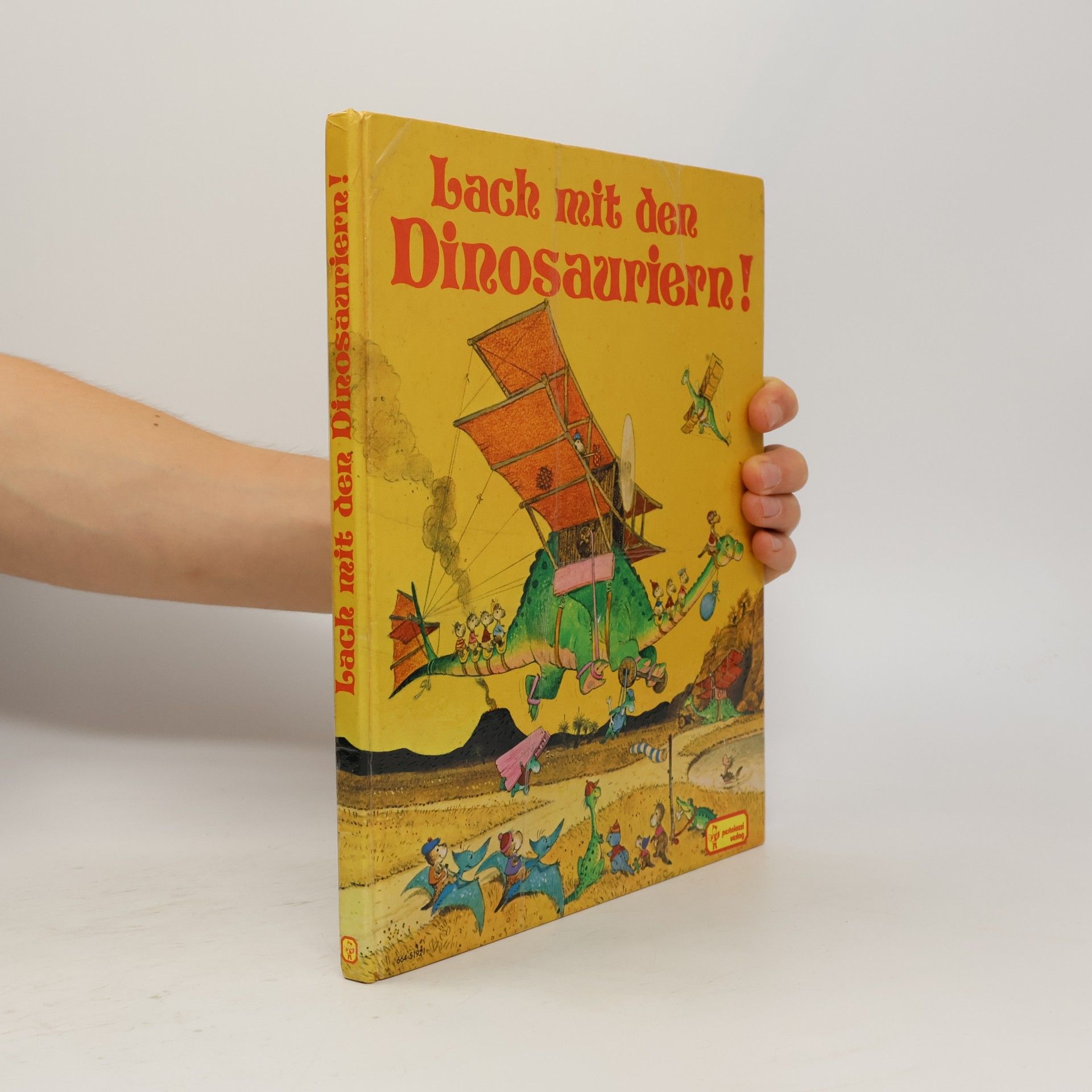 Tony Hutchings Lach mit den Dinosauriern!