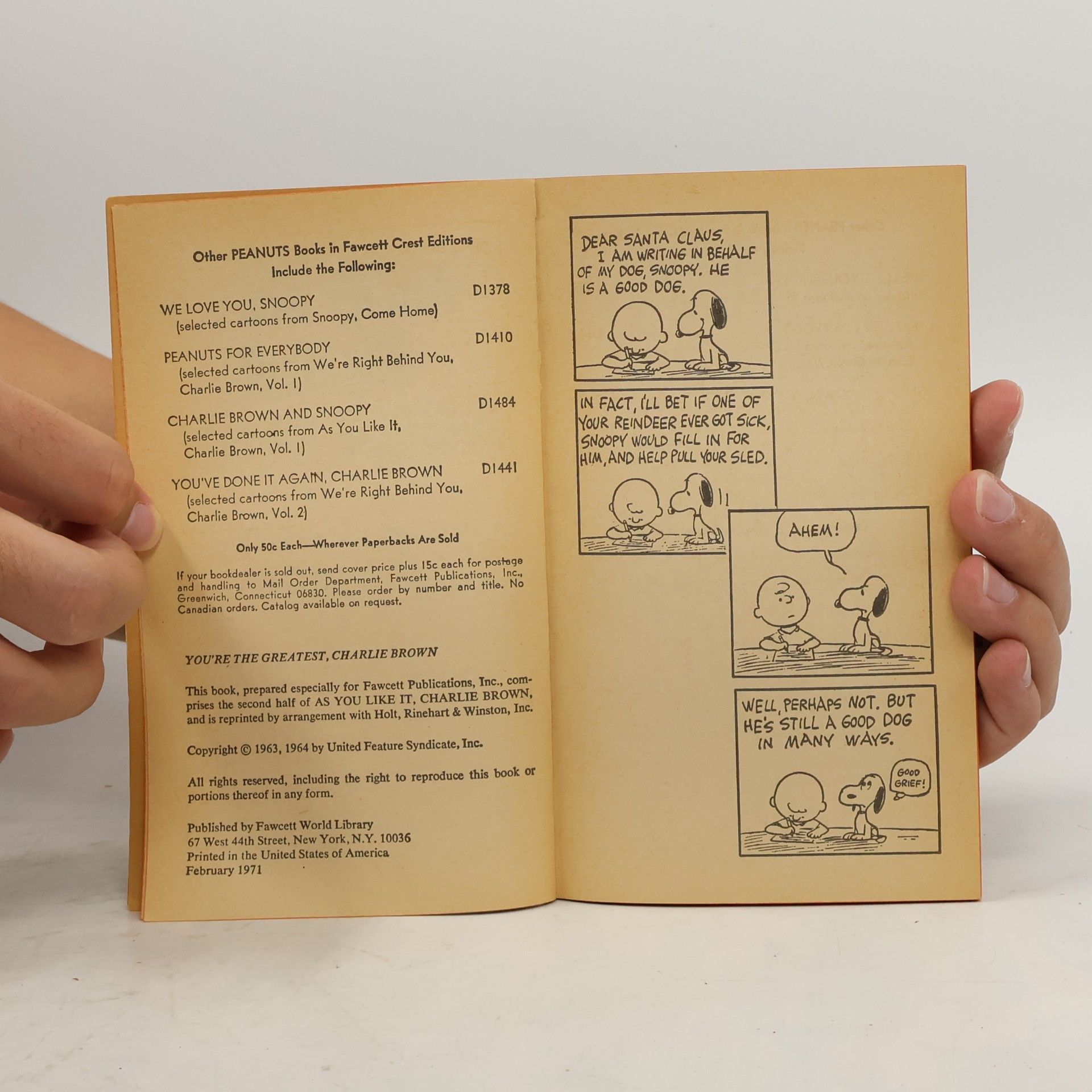 Charles M. Schulz You're the Greatest, Charlie Brown