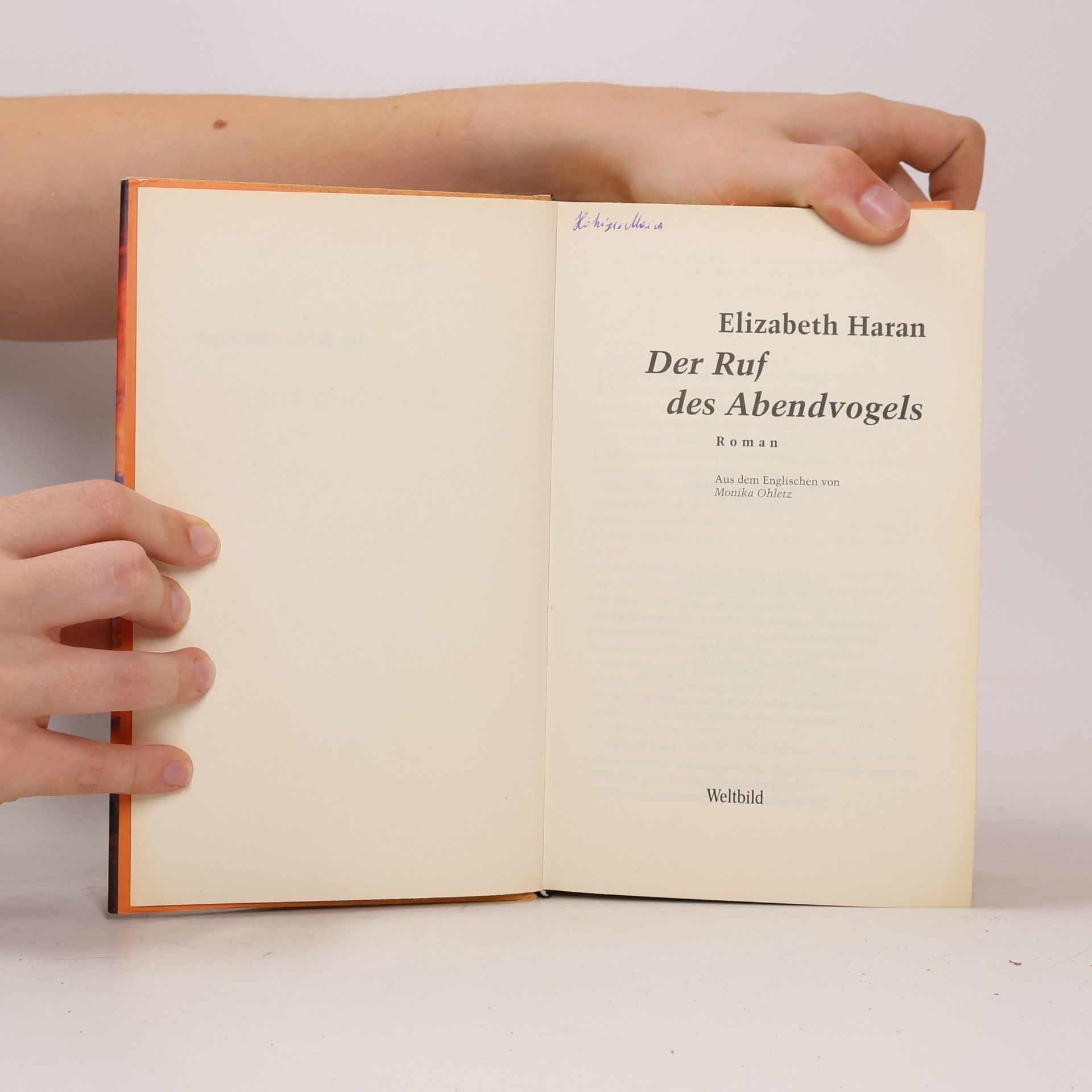 Elizabeth Haran Der Ruf des Abendvogels