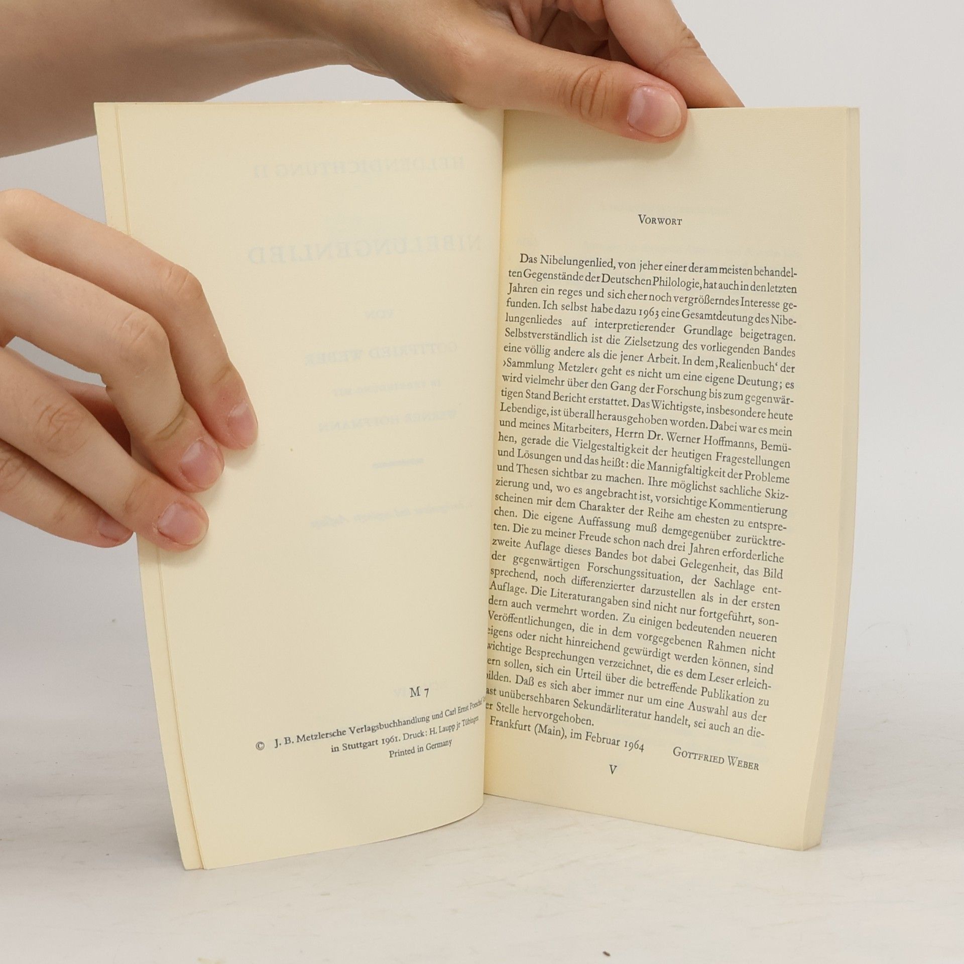 Gottfried Weber Heldendichtung II: Nibelungenlied