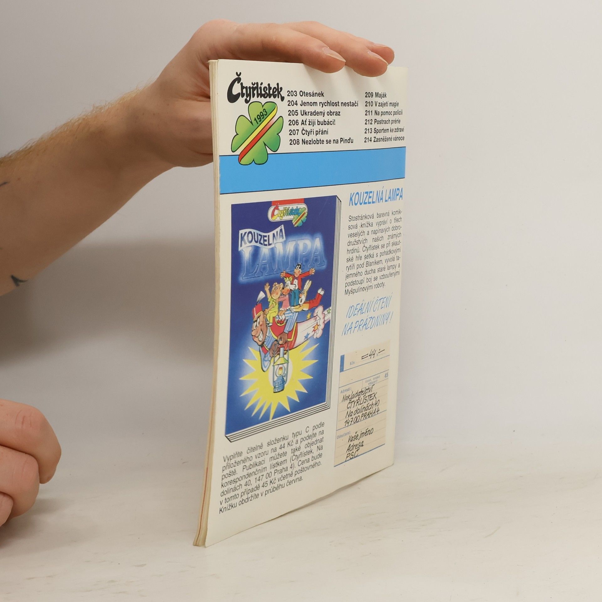 Collectif d'auteurs Čtyřlístek 206. 4/1993