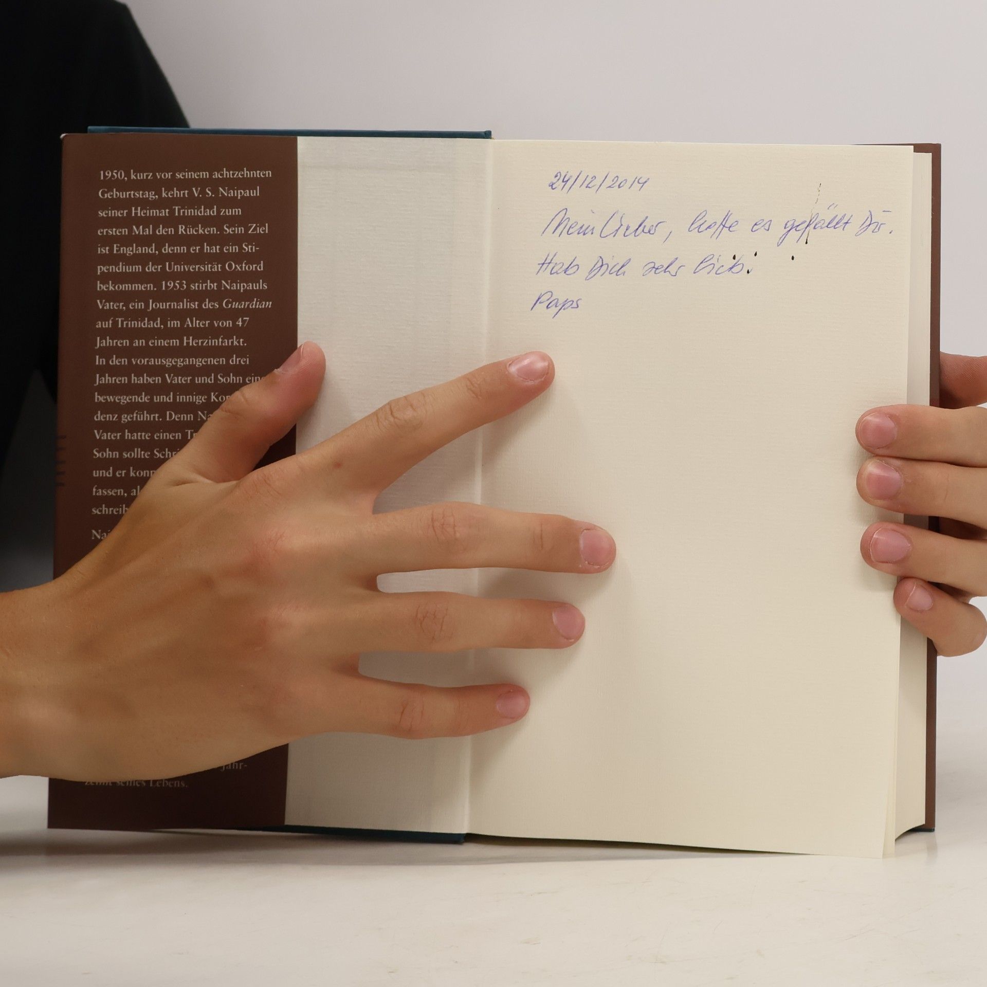 V. S. Naipaul Briefe zwischen Vater und Sohn