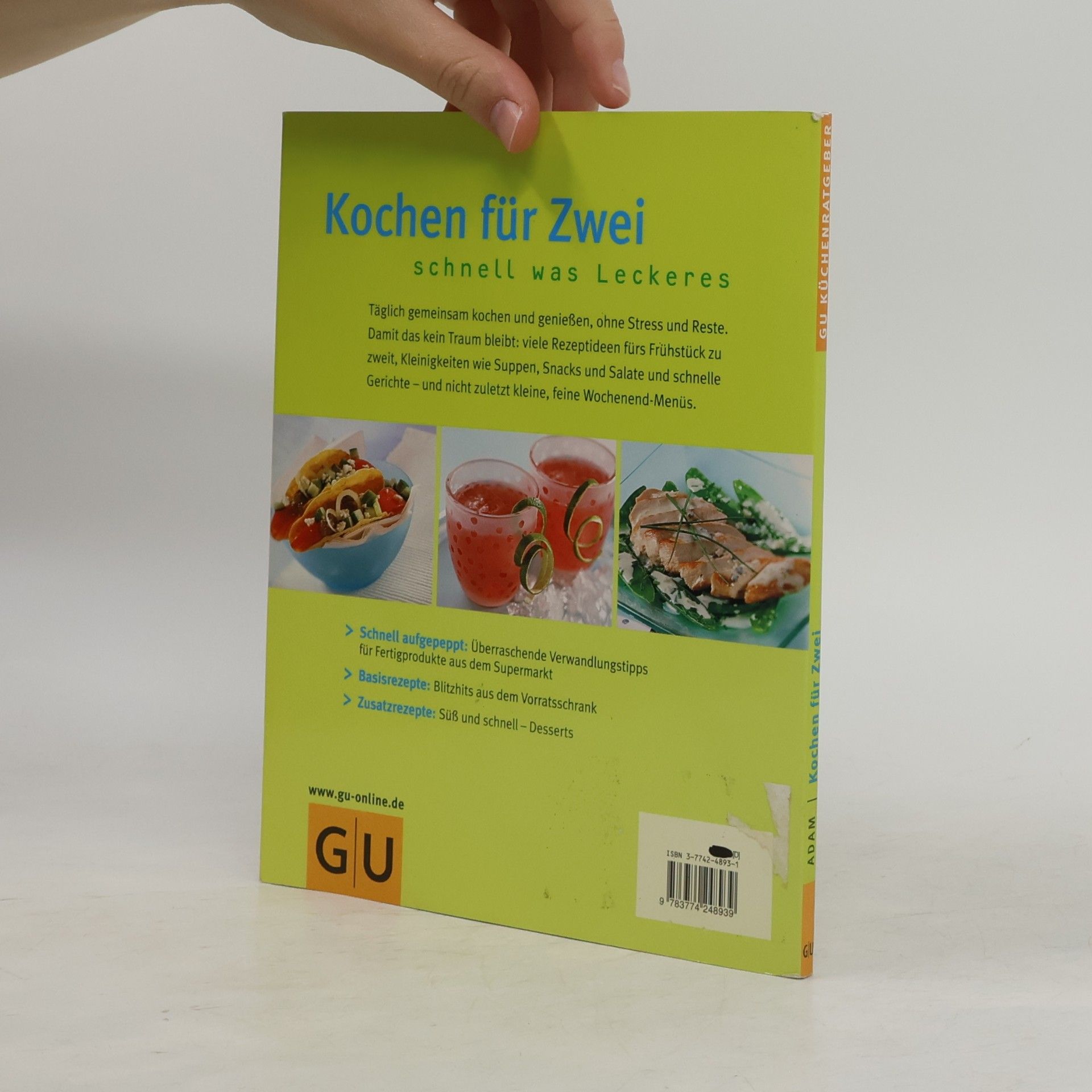 Cornelia Adam Kochen für zwei
