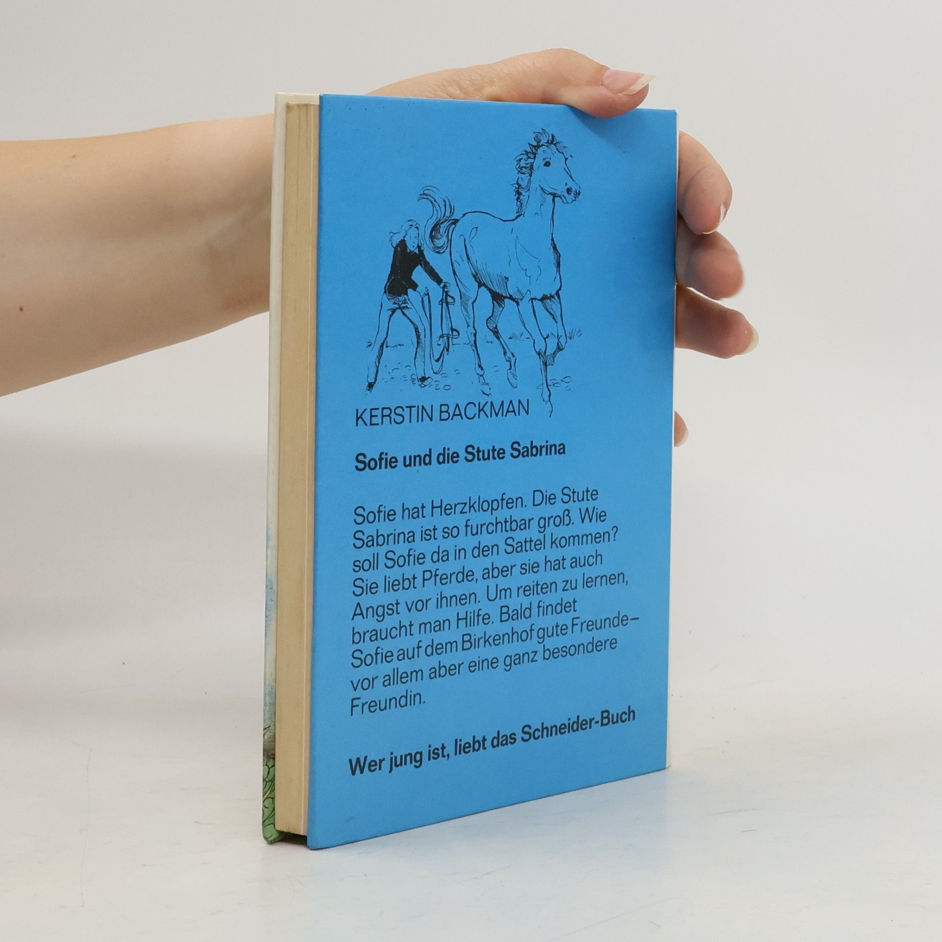 Kerstin Backman Sofie und die Stute Sabrina