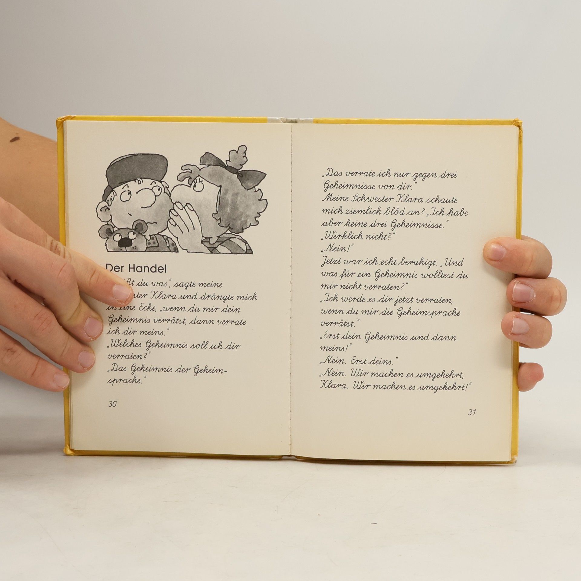 Dimiter Inkiow Benjamin - 7: Meine Schwester Klara und ihr Geheimnis - Schreibschrift