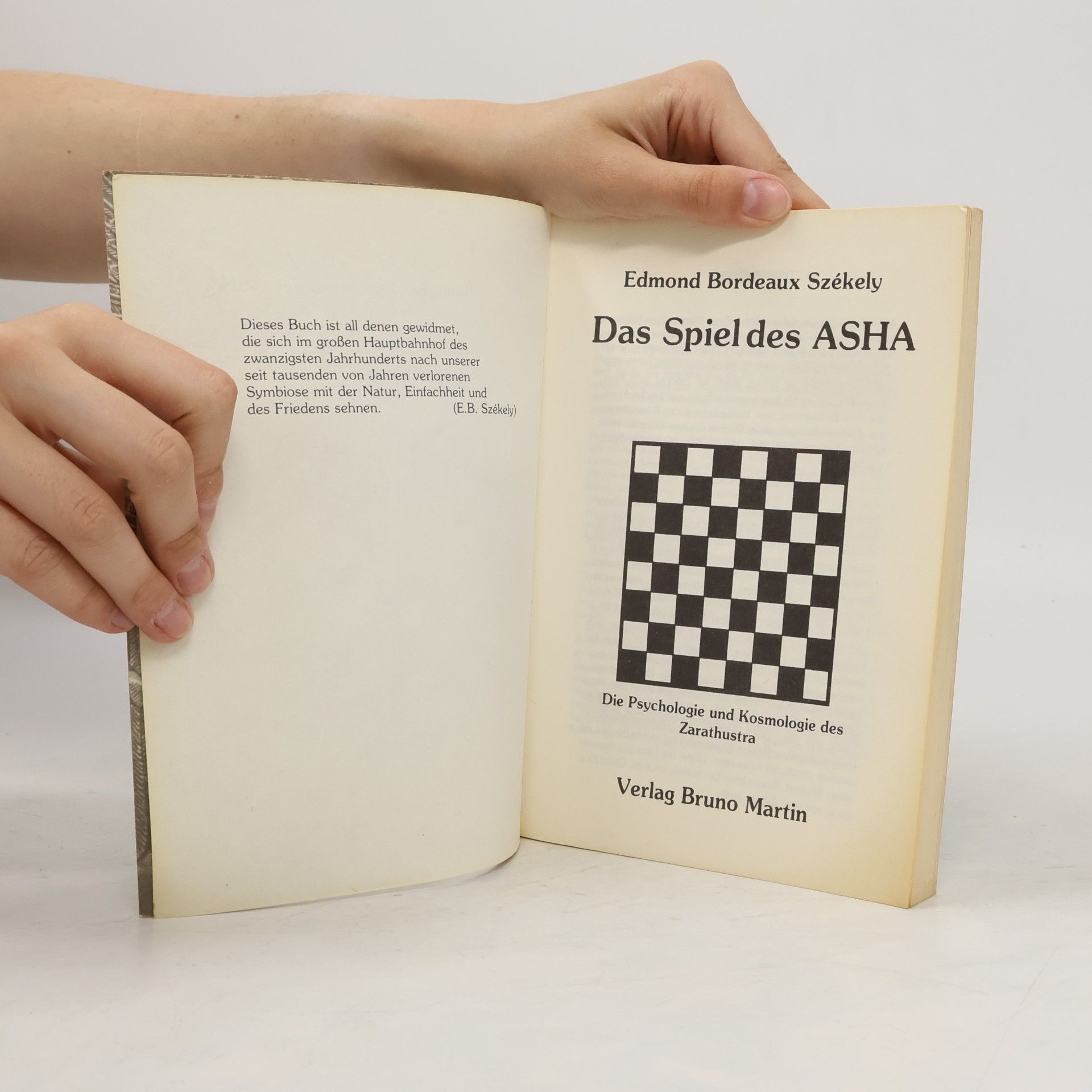 Edmund Bordeaux Szekely Das Spiel des ASHA