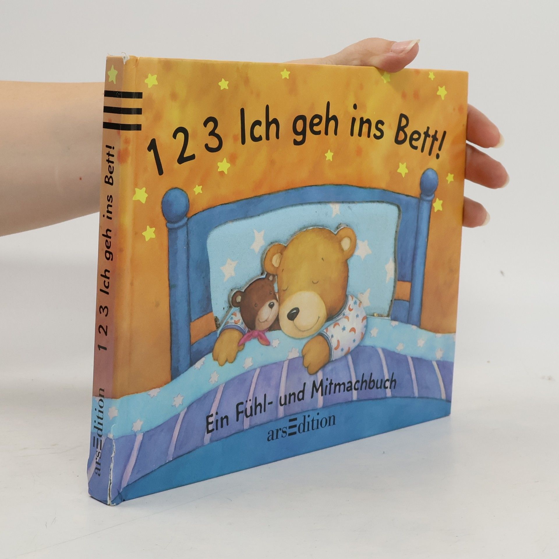 1, 2, 3, Ich geh ins Bett. Ein Fühl- und Mitmachbuch.