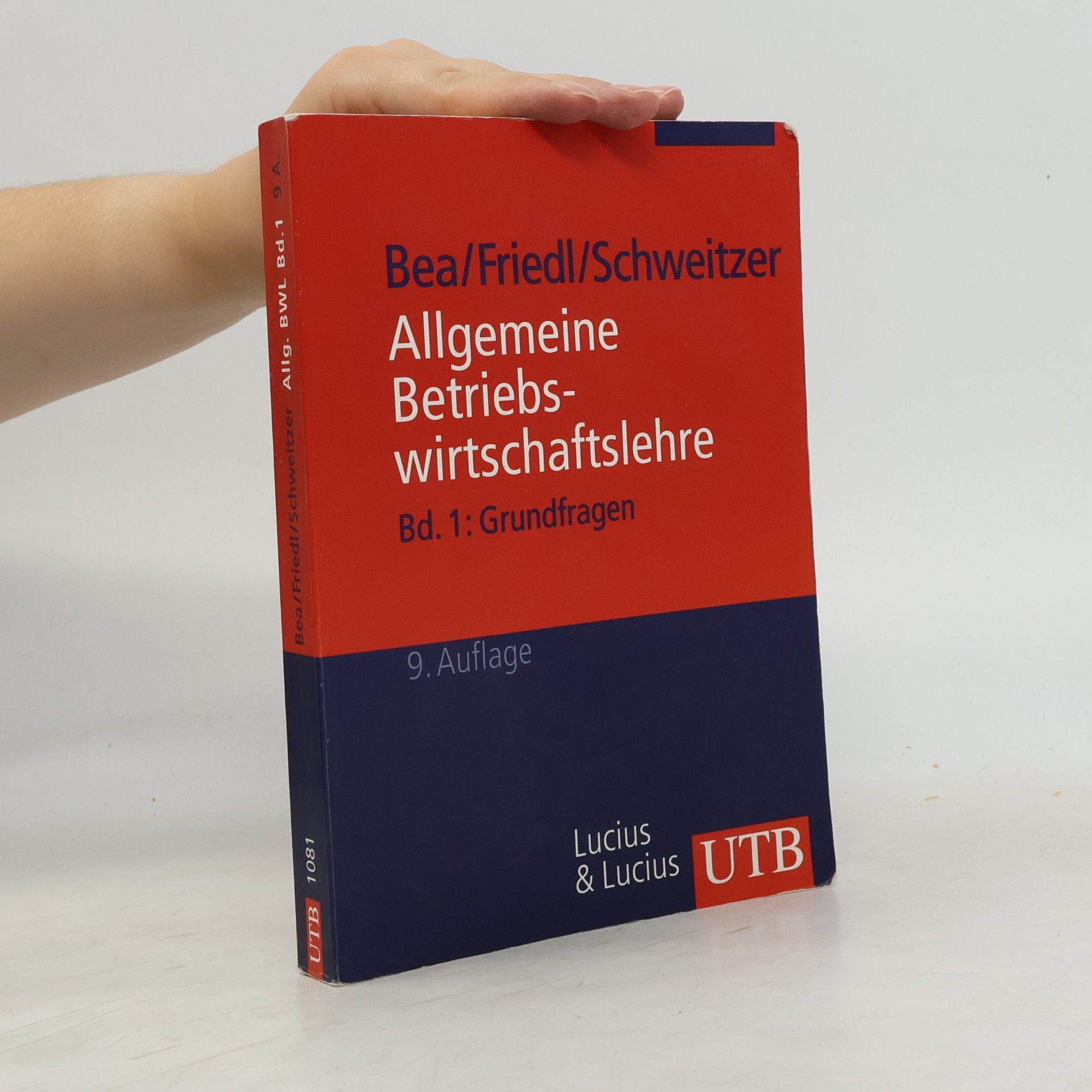 Marcell Schweitzer Allgemeine Betriebswirtschaftslehre