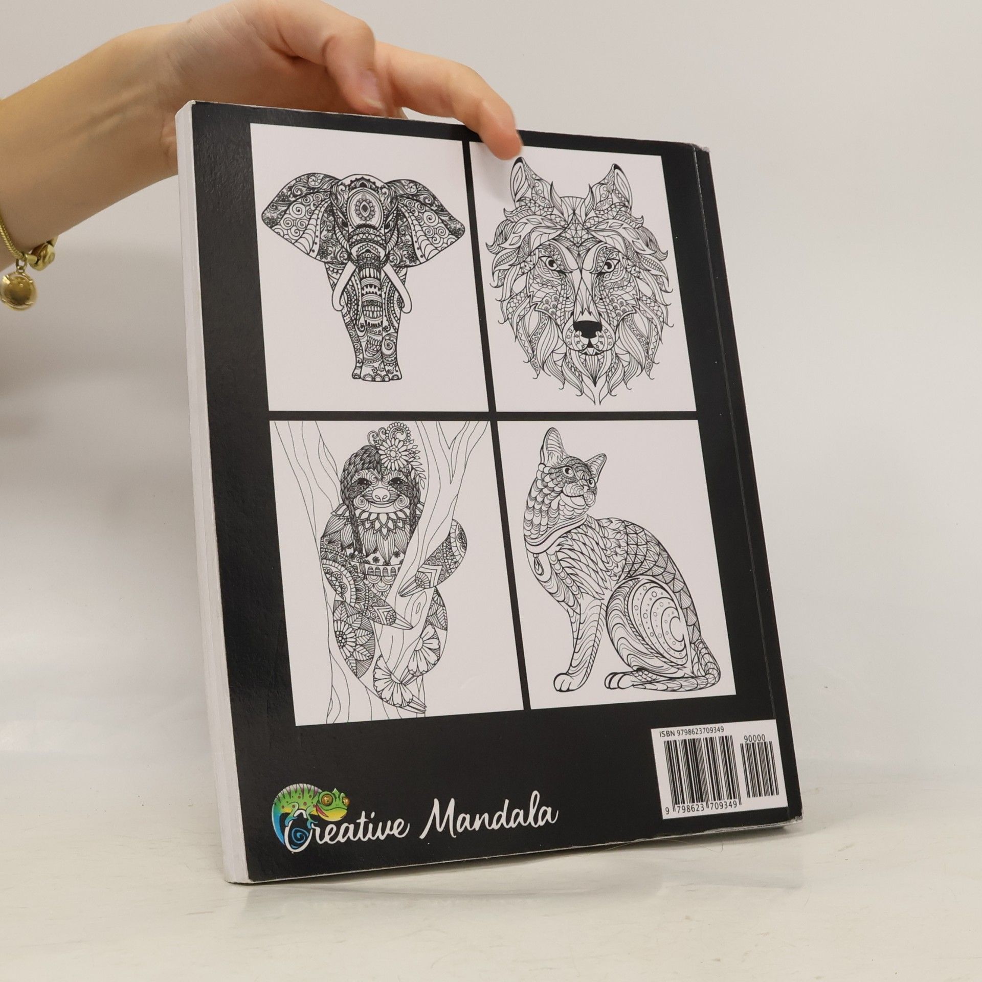 Creative Mandala 100 Tiere Malbuch mit Mandala