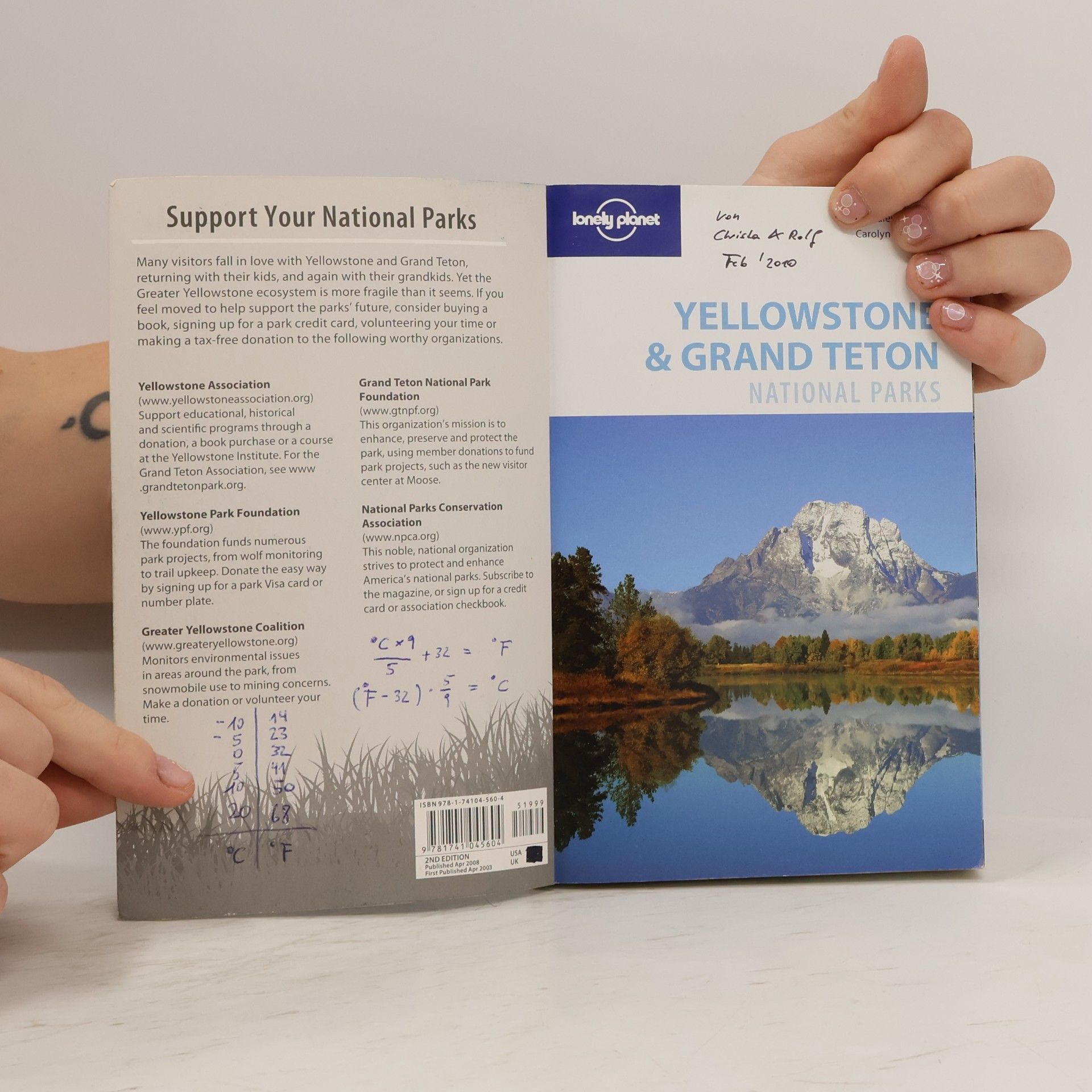 Bradley Mayhew Lonely Planet Yellowstone & Grand Teton National Parks