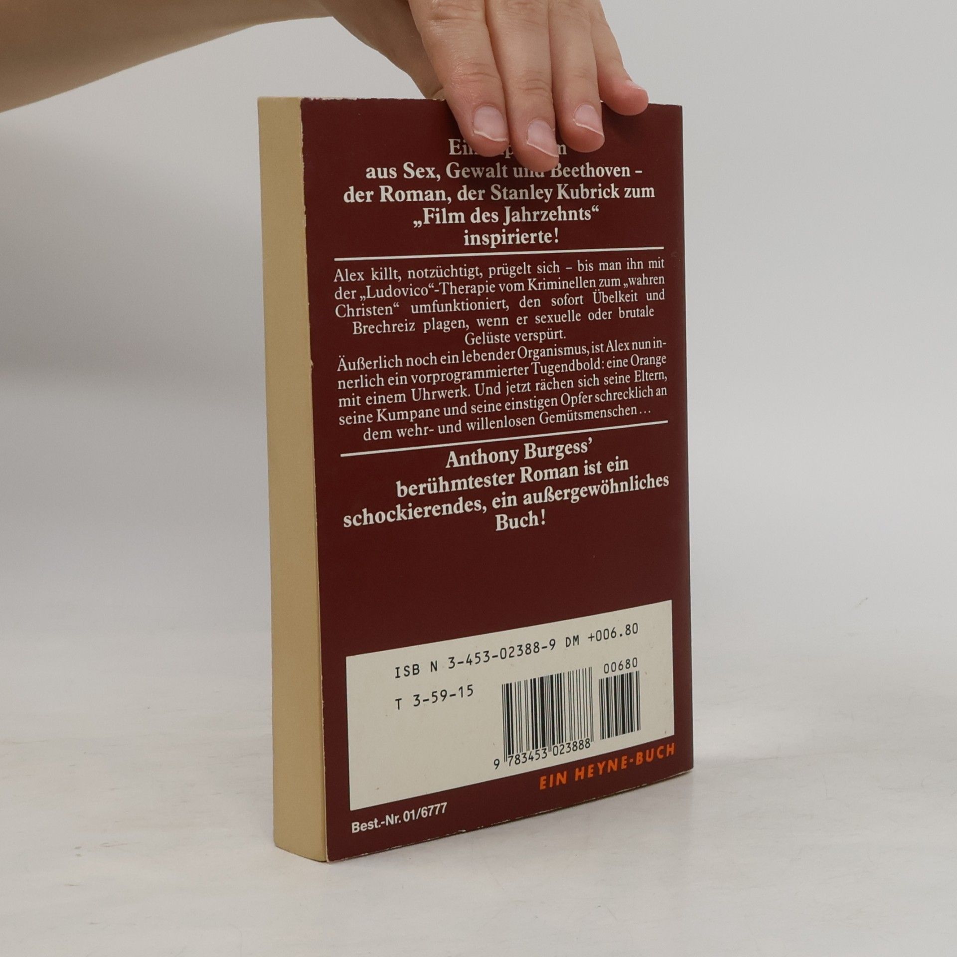 Anthony Burgess Uhrwerk Orange: Roman