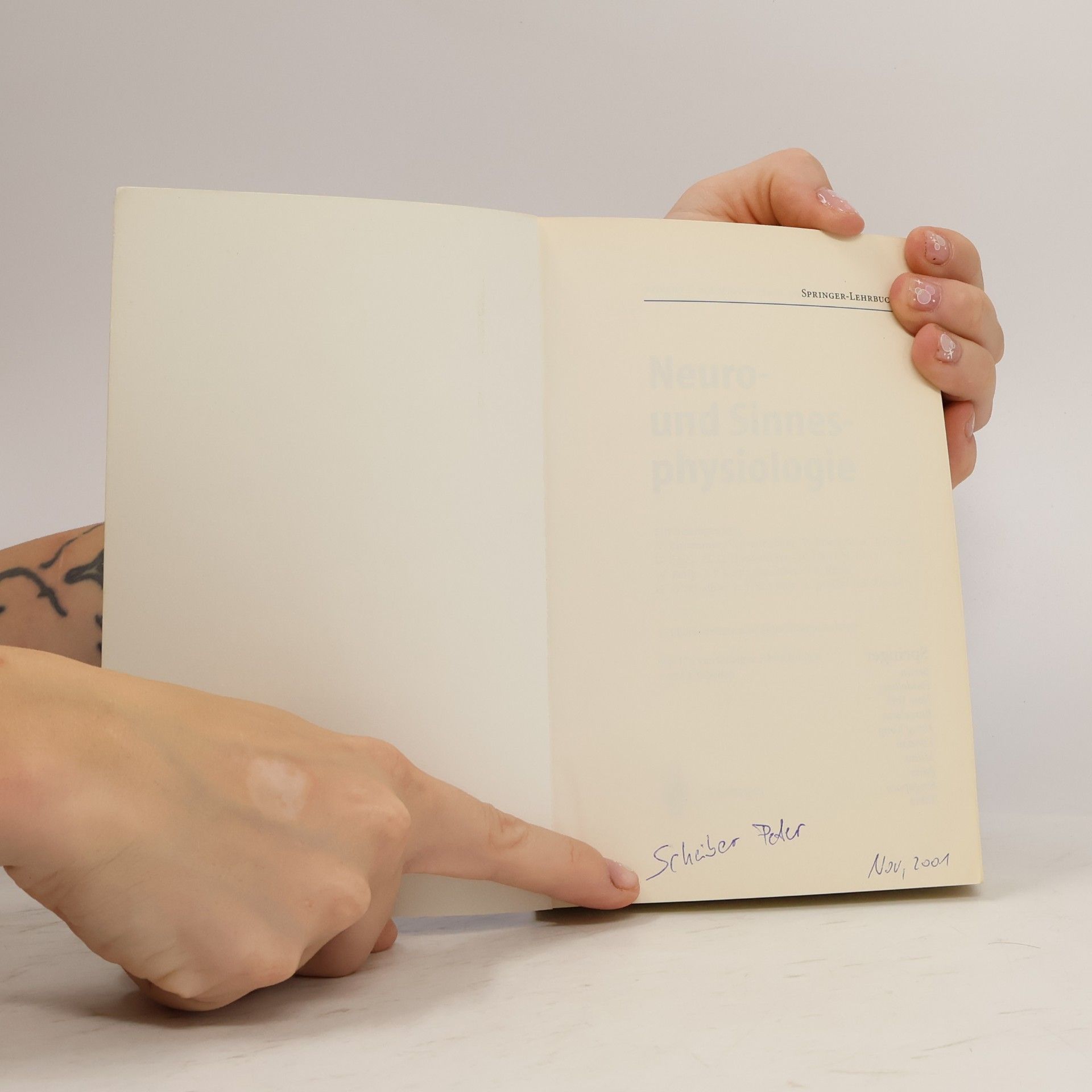 Robert F. Schmidt Neuro- und Sinnesphysiologie