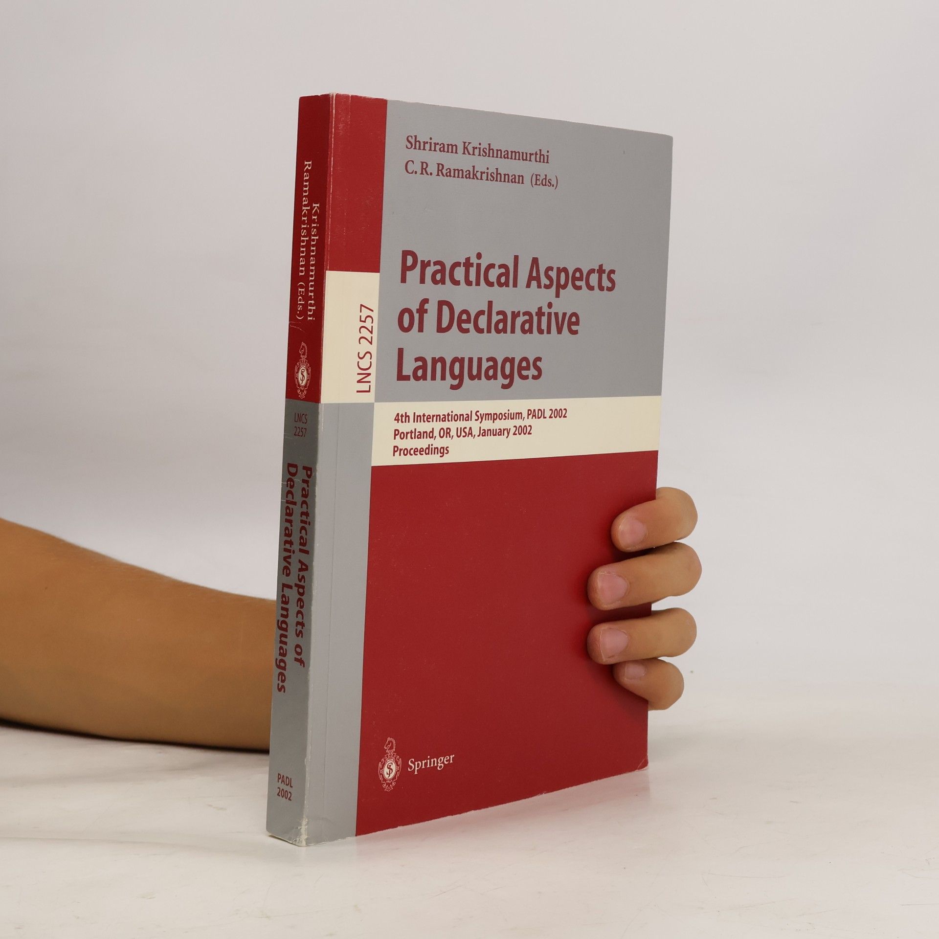 C. R. Ramakrishnan Lecture Notes in Computer Science - 2257: Practical Aspects of Declarative Languages
