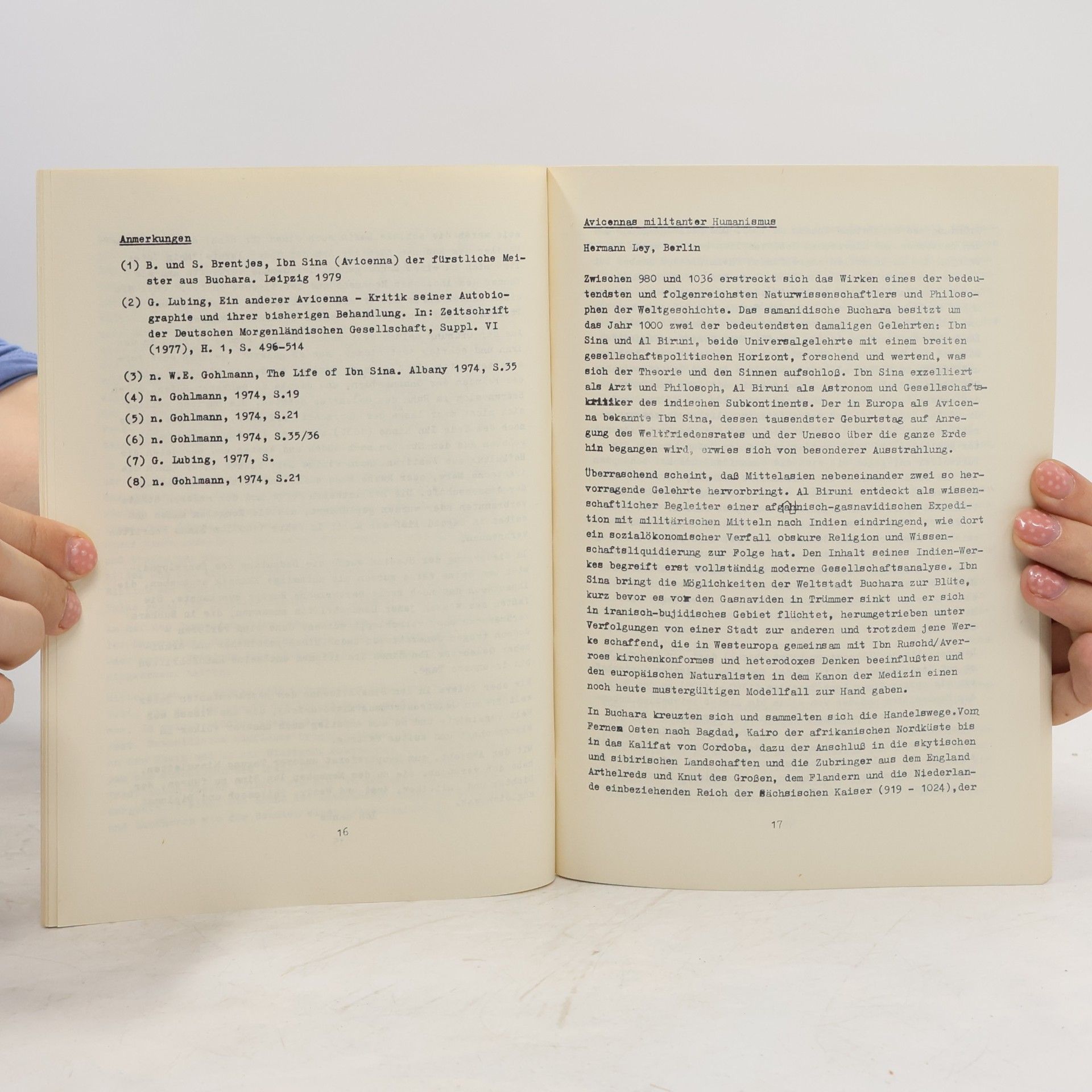 Autorenkollektiv Avicenna/ IBN SINA 980-1036